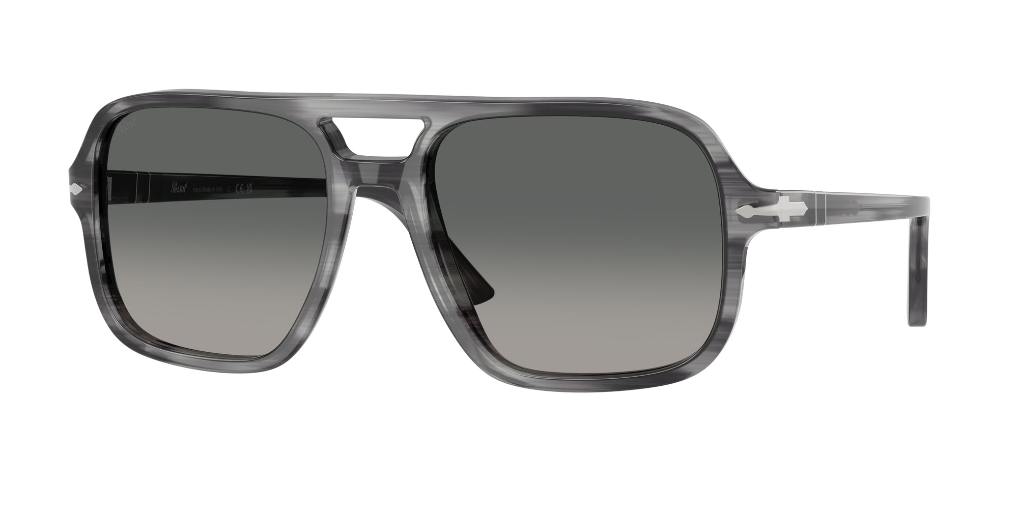 8056262355923 - Herren PO3328S 119271 Gläser SONNENBRILLEN Acetat Grau Grau Pilot Normal Schattiert 8056262355923 - Herren PO3328S 119271 Gläser SONNENBRILLEN Acetat Grau Grau Pilot Normal Schattiert