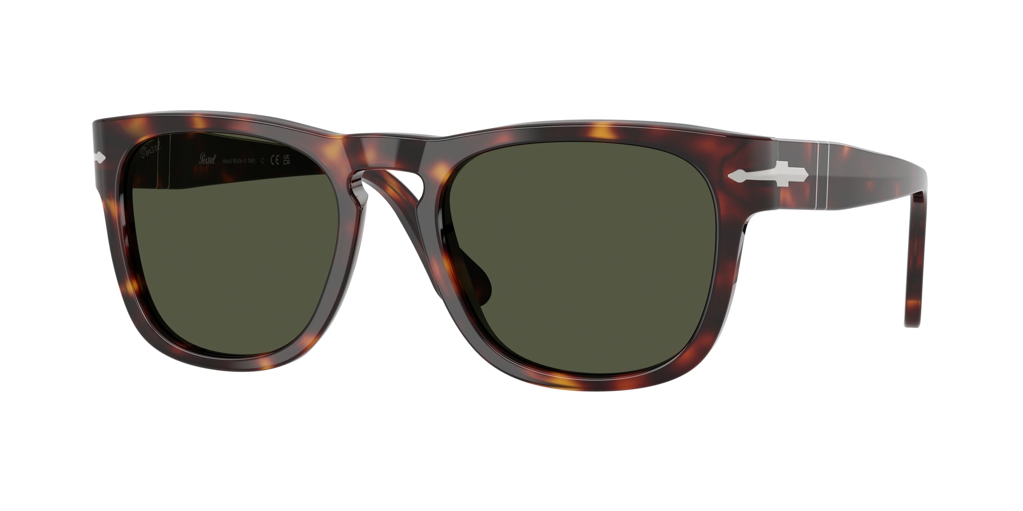 8056262356333 - Unisex PO3333S ELIO 24 31 Gläser SONNENBRILLEN Acetat Schildkröte Grün Quadratisch Normal 8056262356333 - Unisex PO3333S ELIO 24 31 Gläser SONNENBRILLEN Acetat Schildkröte Grün Quadratisch Normal