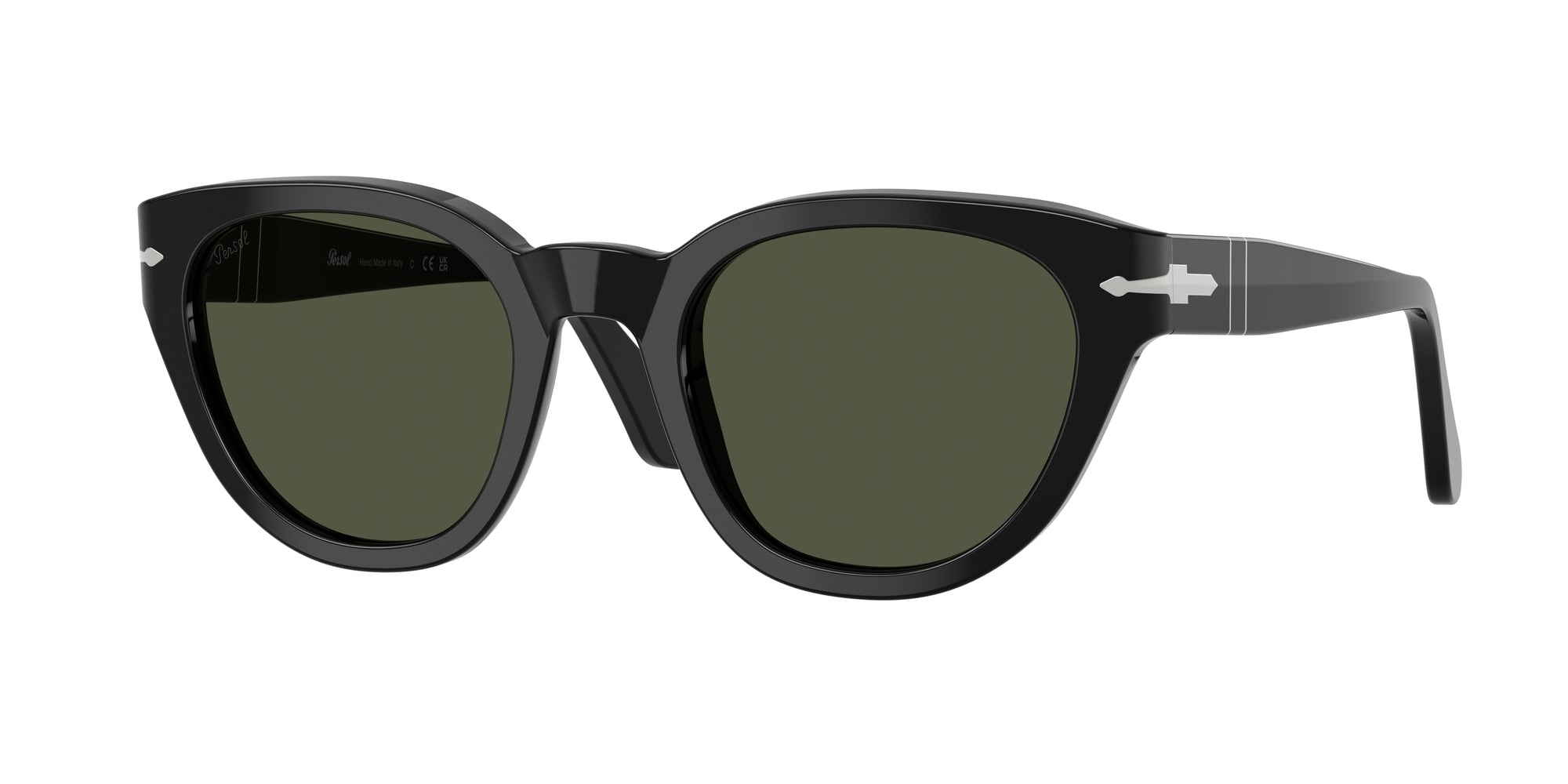8056262356593 - Unisex PO3379S 95 31 Gläser SONNENBRILLEN Acetat Schwarz Grün Schmetterling Normal 8056262356593 - Unisex PO3379S 95 31 Gläser SONNENBRILLEN Acetat Schwarz Grün Schmetterling Normal