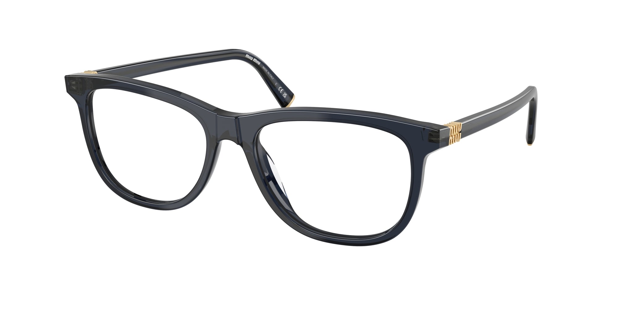 8056262366776 - Damen MU 01WV 08Q1O1 Rahmen von BRILLEN Acetat Blau Transparent Pantos Normal 8056262366776 - Damen MU 01WV 08Q1O1 Rahmen von BRILLEN Acetat Blau Transparent Pantos Normal