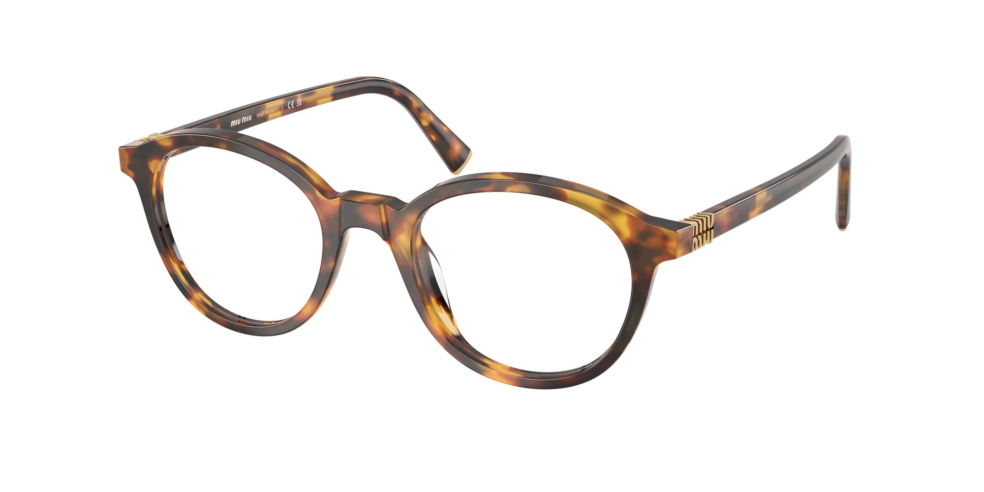 8056262366905 - Damen MU 02WV 14L1O1 Rahmen von BRILLEN Acetat Schildkröte Transparent Rund Normal 8056262366905 - Damen MU 02WV 14L1O1 Rahmen von BRILLEN Acetat Schildkröte Transparent Rund Normal