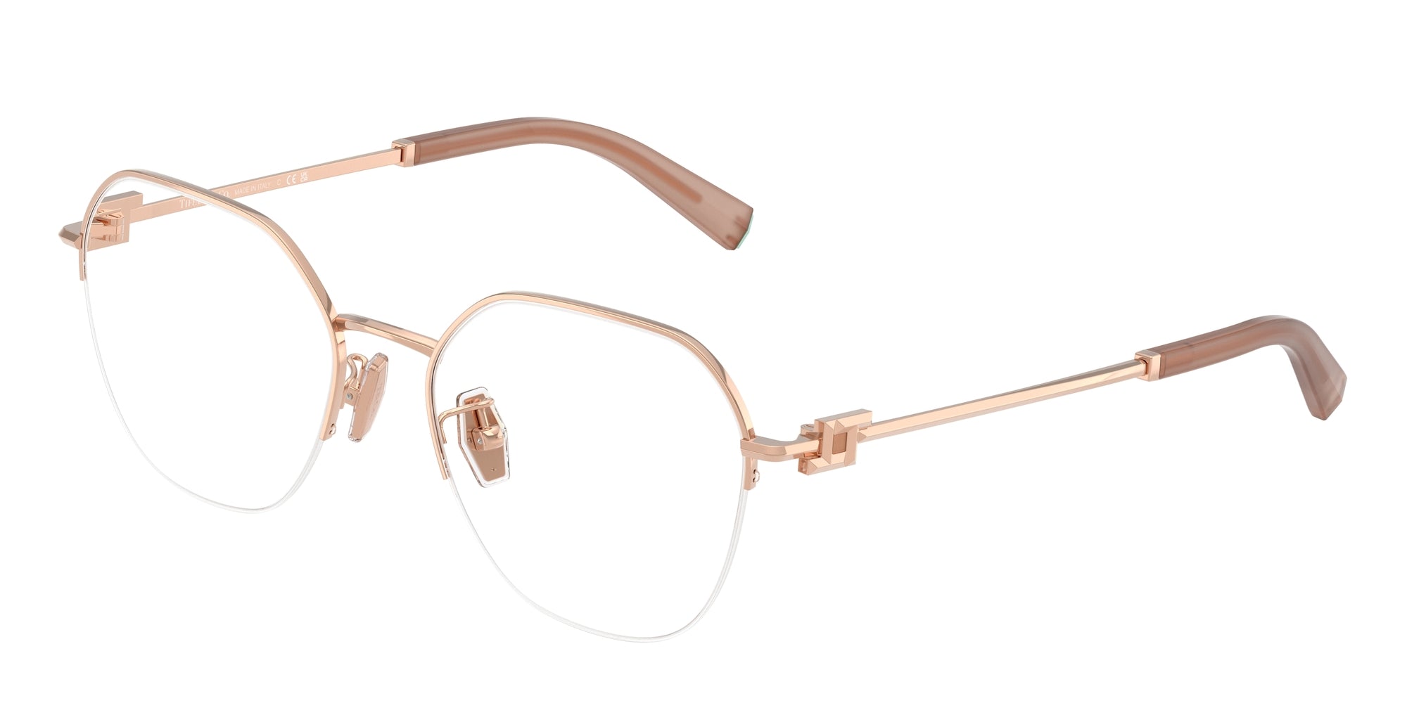 8056262374559 - Damen TF1167D 6105 Rahmen von BRILLEN Stahl Gold Transparent Rund Normal 8056262374559 - Damen TF1167D 6105 Rahmen von BRILLEN Stahl Gold Transparent Rund Normal