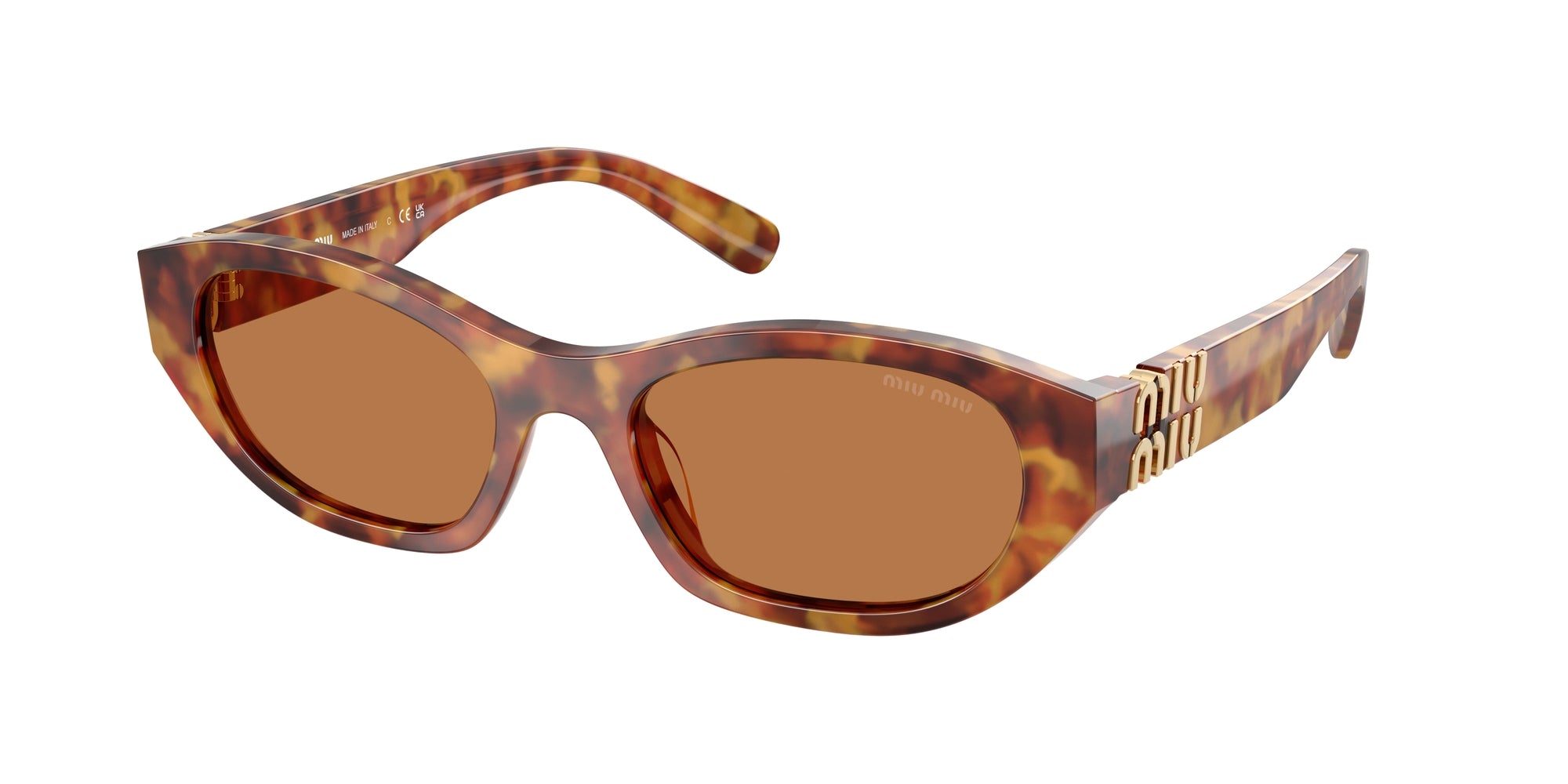 8056262397794 - Damen MU A03S 10L10I Gläser SONNENBRILLEN Acetat Braun Braun Geometrisch Normal 8056262397794 - Damen MU A03S 10L10I Gläser SONNENBRILLEN Acetat Braun Braun Geometrisch Normal