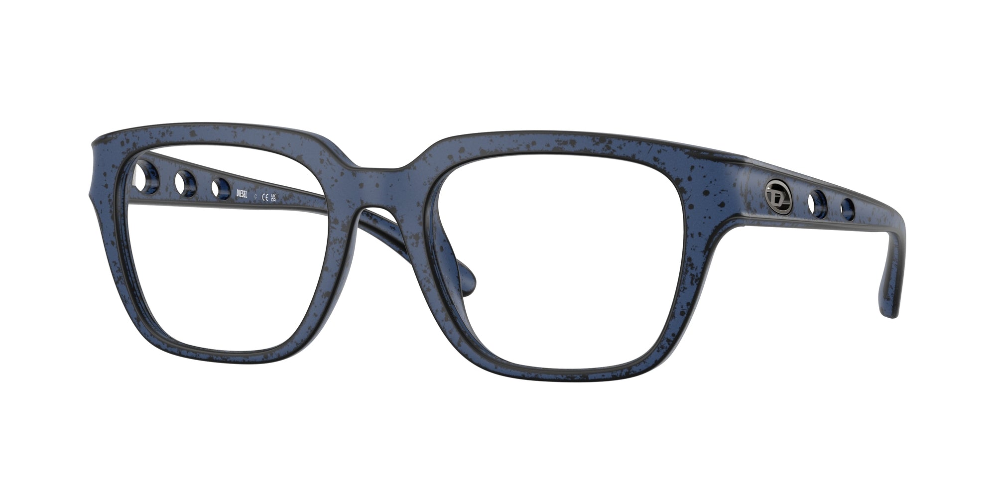 8056262399033 - DIESEL Unisex DL6001U 2014 Rahmen von BRILLEN Injiziert Blau Transparent Quadratisch Normal 8056262399033 - DIESEL Unisex DL6001U 2014 Rahmen von BRILLEN Injiziert Blau Transparent Quadratisch Normal