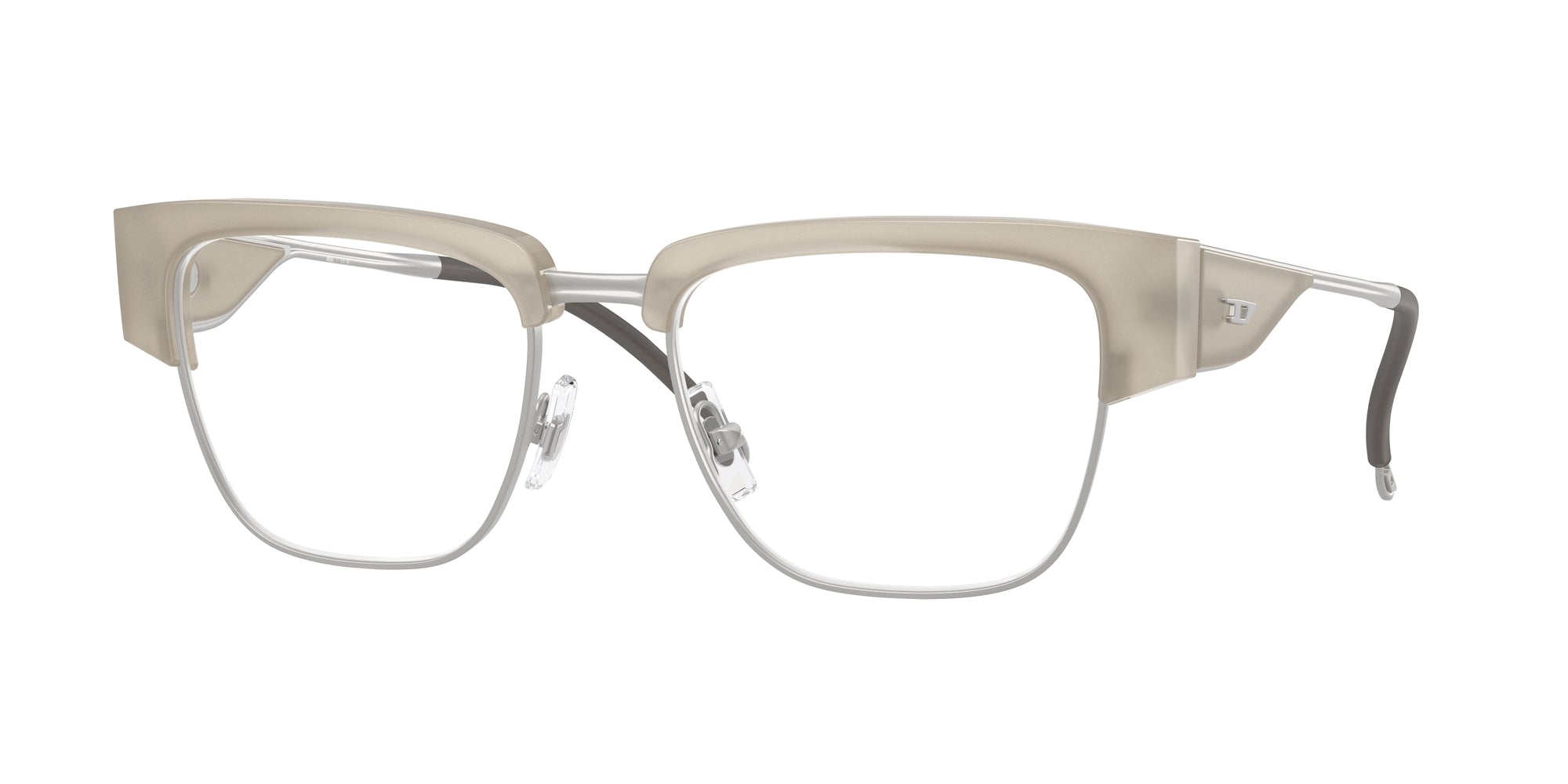 8056262399231 - DIESEL Unisex DL4005 2019 Rahmen von BRILLEN Acetat Weiß Transparent Quadratisch Normal 8056262399231 - DIESEL Unisex DL4005 2019 Rahmen von BRILLEN Acetat Weiß Transparent Quadratisch Normal