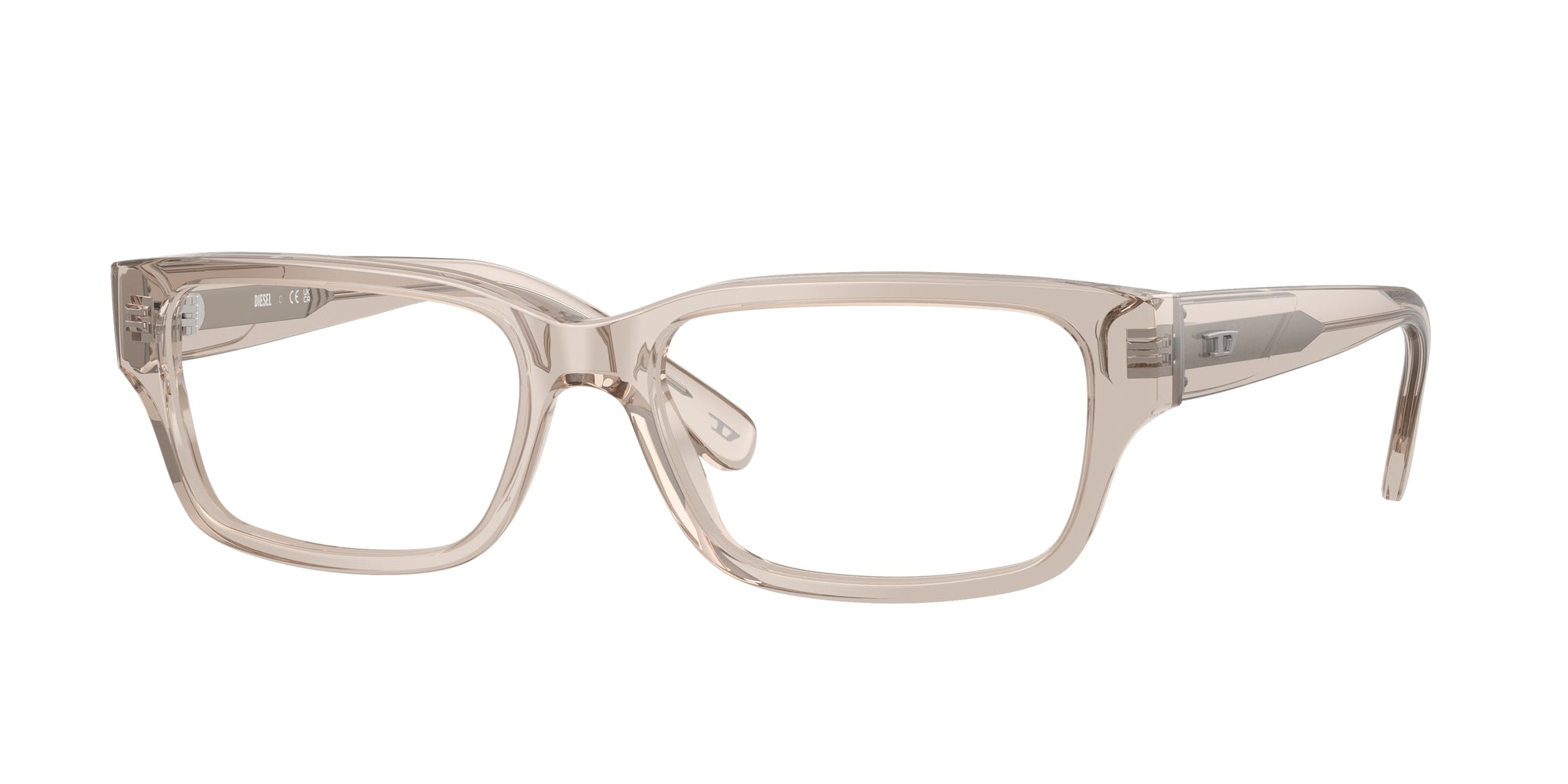 8056262399477 - DIESEL Unisex DL4002  2007 Rahmen von BRILLEN Acetat Grau Transparent Quadratisch Normal