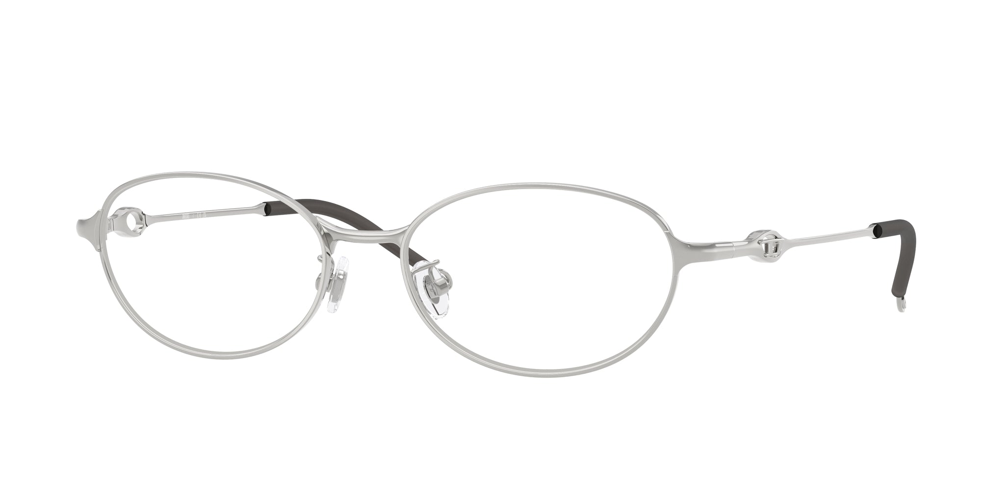 8056262399774 - DIESEL Unisex DL5004D  1001 Rahmen von BRILLEN Metall Silber Transparent Rund Normal