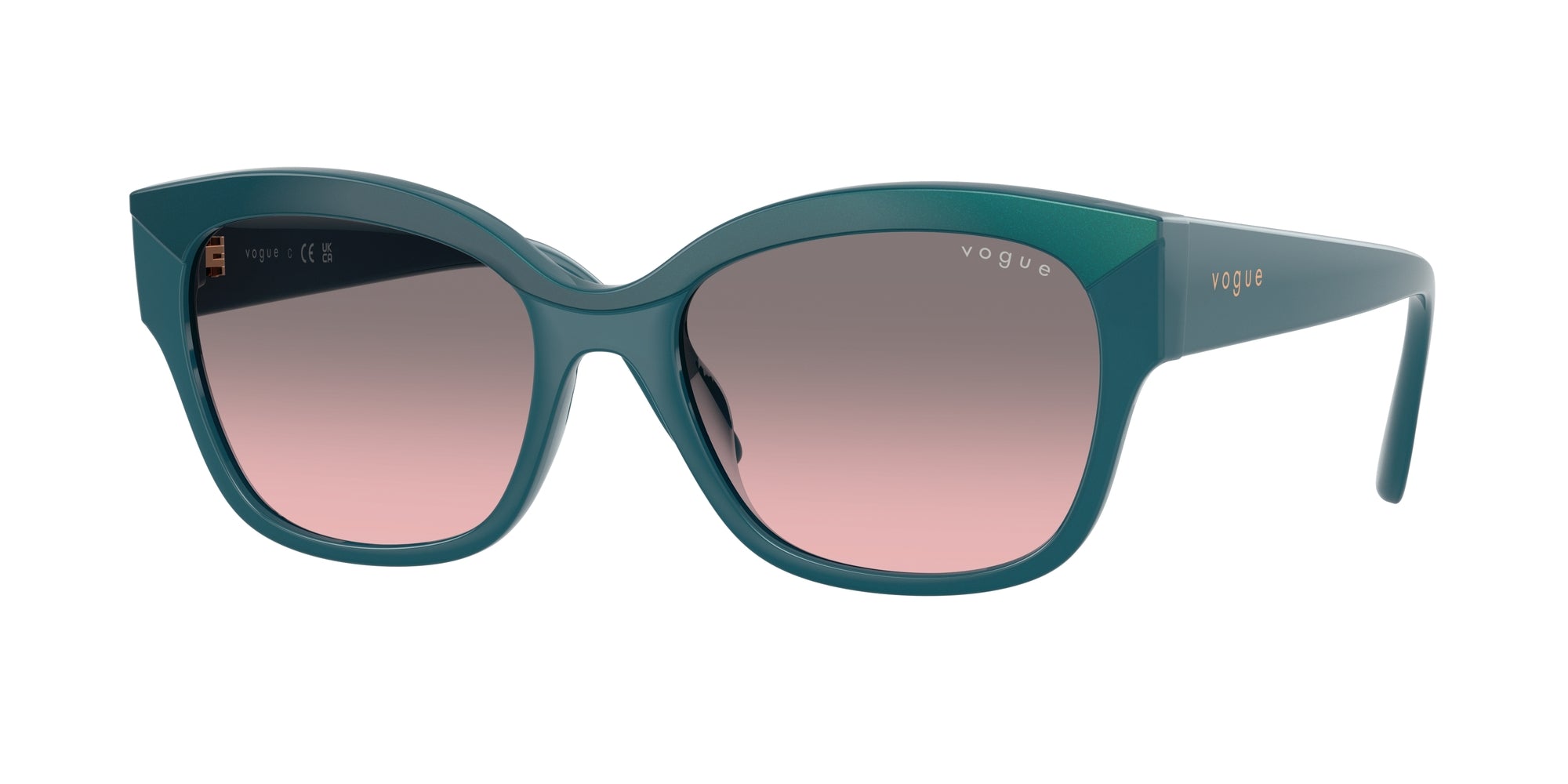 8056262407349 - Damen VO5638SU  322246 Gläser SONNENBRILLEN Nylon Blau Rosa Schmetterling Normal Schattiert