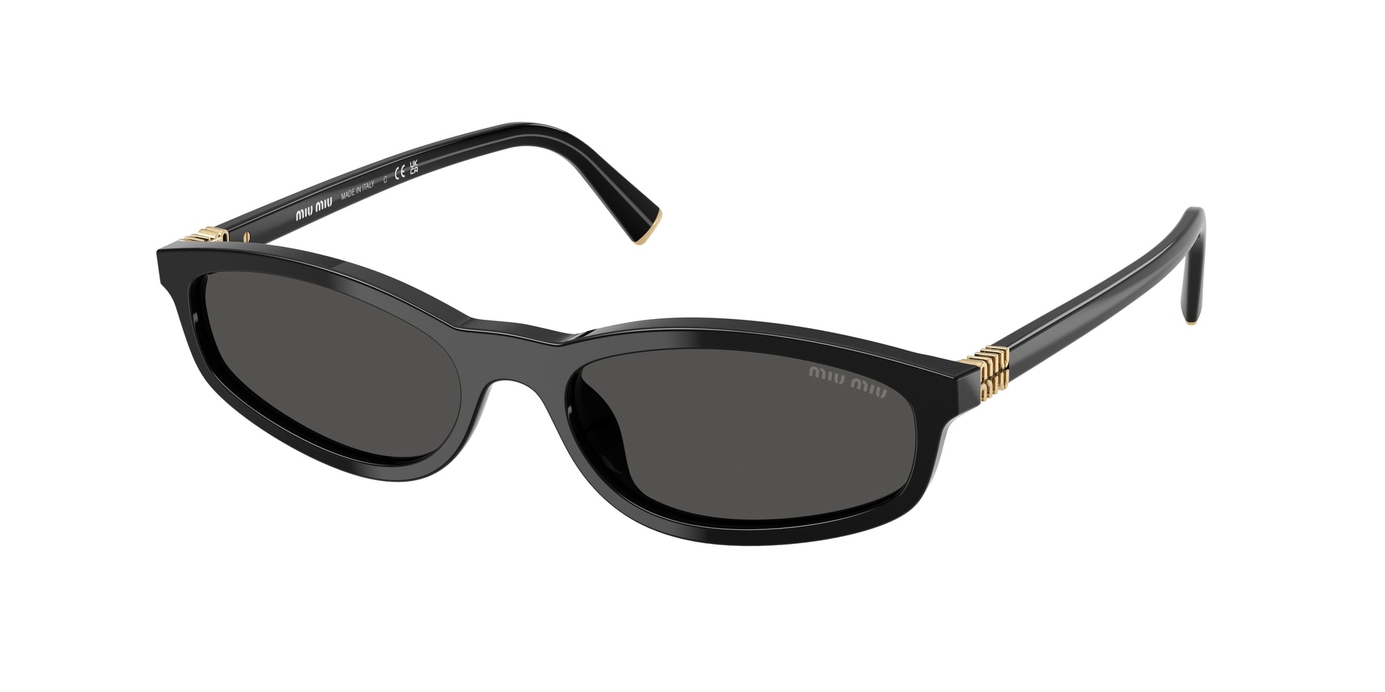 8056262407660 - Damen MU A06S 16K08Z Gläser SONNENBRILLEN Acetat Schwarz Grau Geometrisch Normal 8056262407660 - Damen MU A06S 16K08Z Gläser SONNENBRILLEN Acetat Schwarz Grau Geometrisch Normal