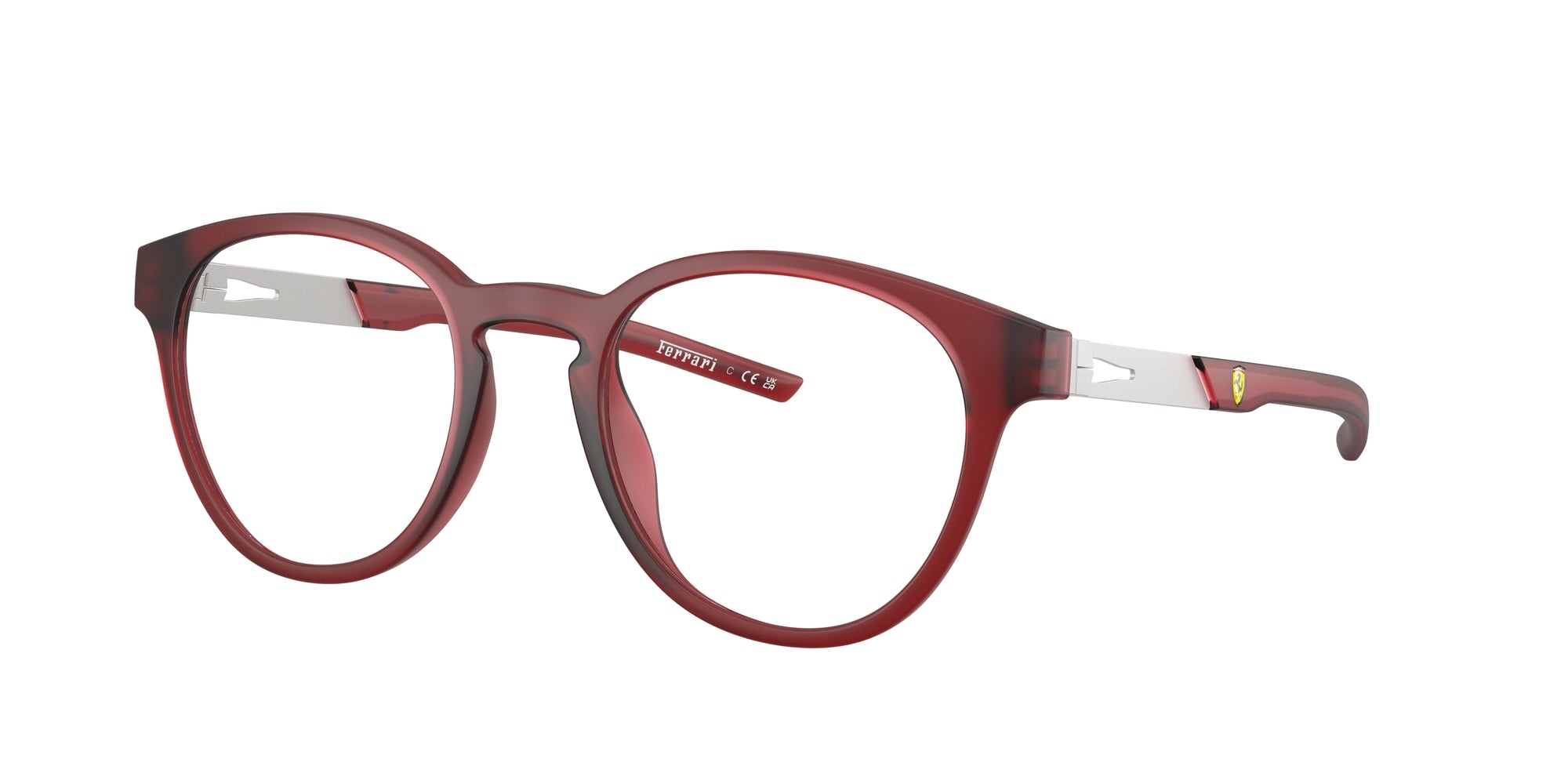 8056262407844 - Unisex FZ8019U  508 Rahmen von BRILLEN Injiziert Bordeaux Transparent Pantos Normal