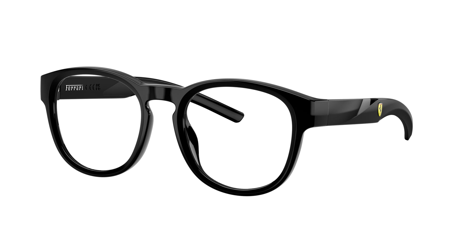 8056262409701 - Unisex FZ8021U  501 Rahmen von BRILLEN Injiziert Schwarz Transparent Pantos Normal