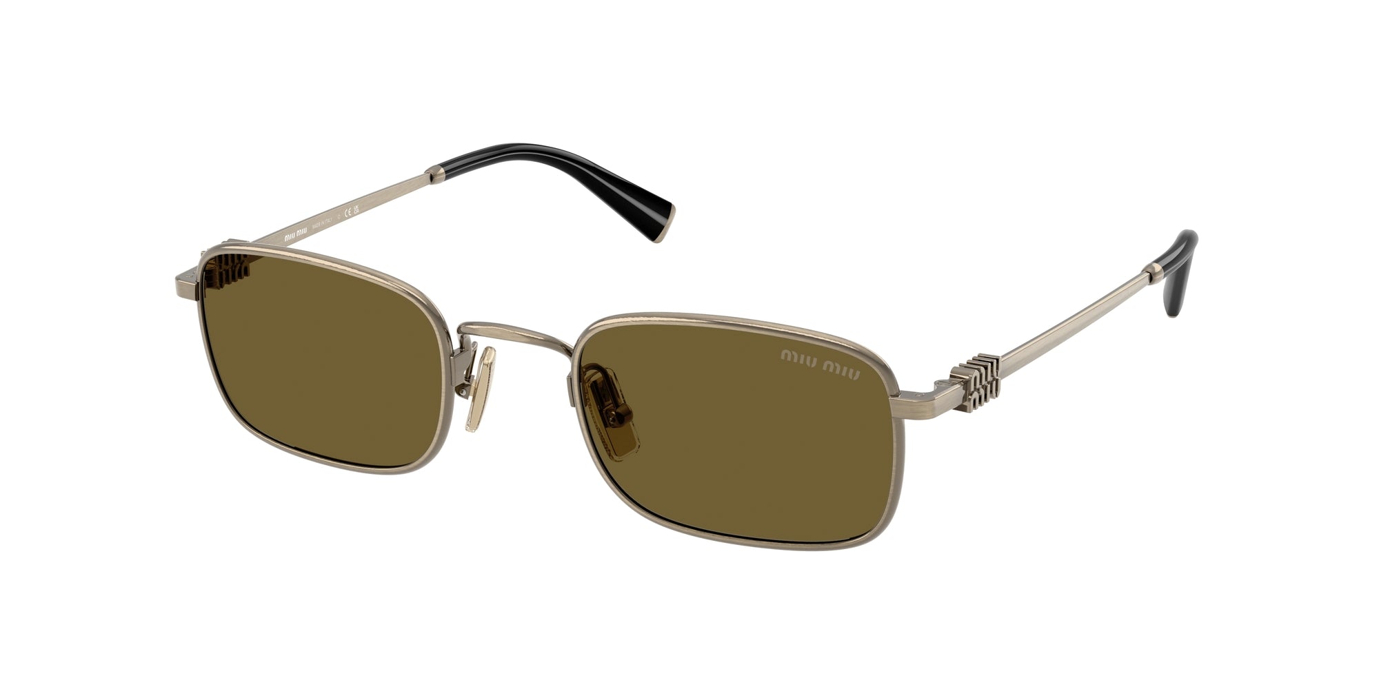 8056262412862 - Damen MU A53S 26C09Z Gläser SONNENBRILLEN Metall Gold Braun Quadratisch Normal 8056262412862 - Damen MU A53S 26C09Z Gläser SONNENBRILLEN Metall Gold Braun Quadratisch Normal