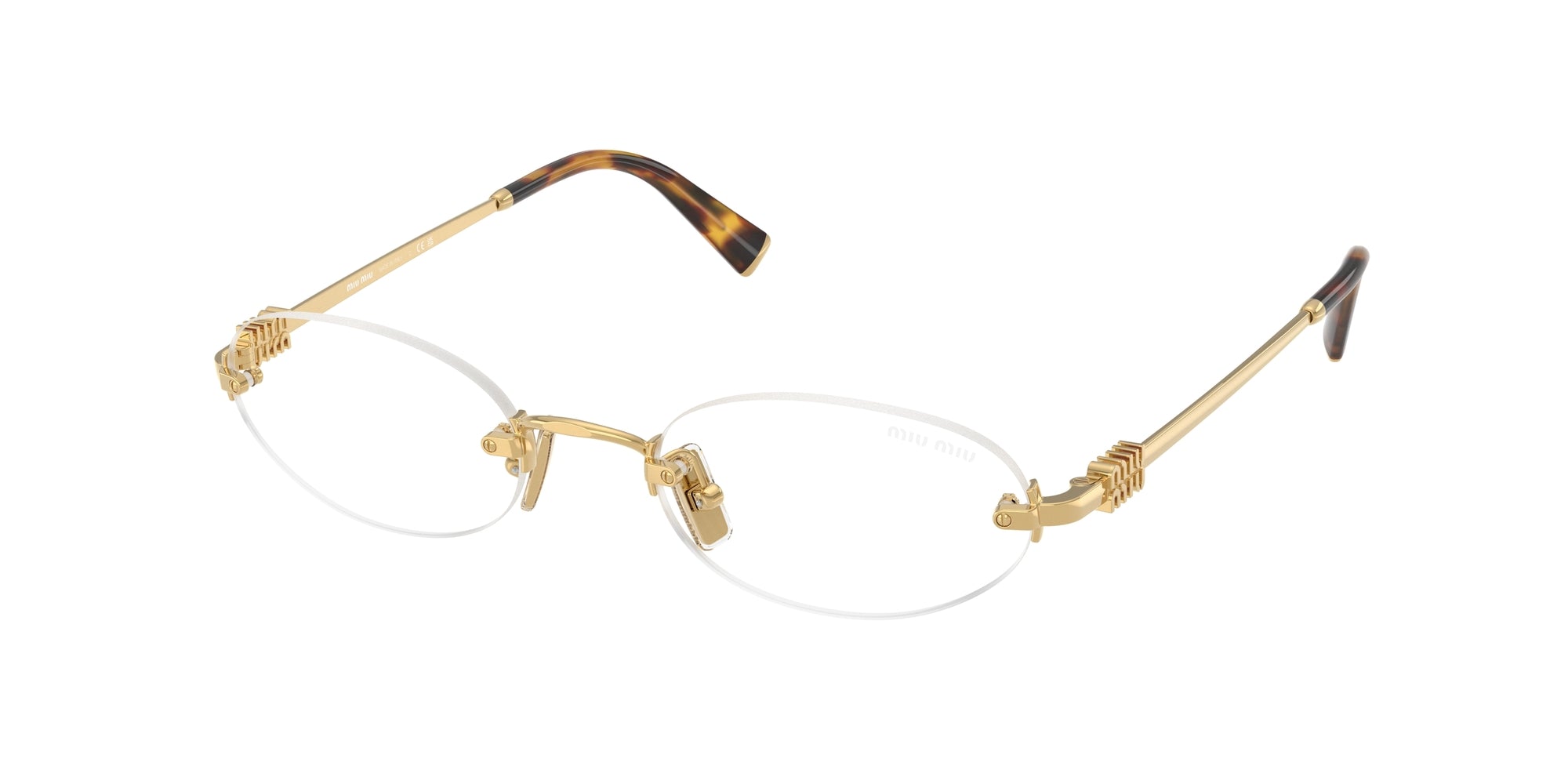 8056262413173 - Damen MU A54S  5AK08N Gläser SONNENBRILLEN Metall Gold Transparent Rund Normal 8056262413173 - Damen MU A54S  5AK08N Gläser SONNENBRILLEN Metall Gold Transparent Rund Normal