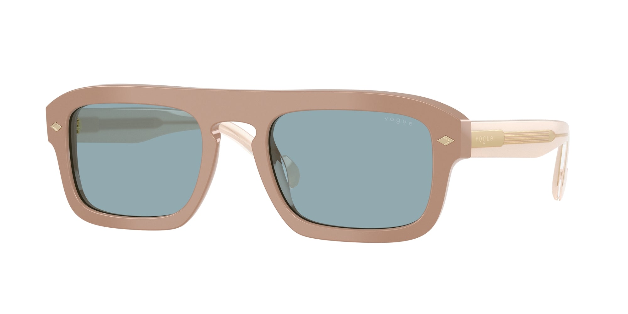 8056262413326 - Herren VO5620S  321680 Gläser SONNENBRILLEN Acetat Beige Blau Geometrisch Normal