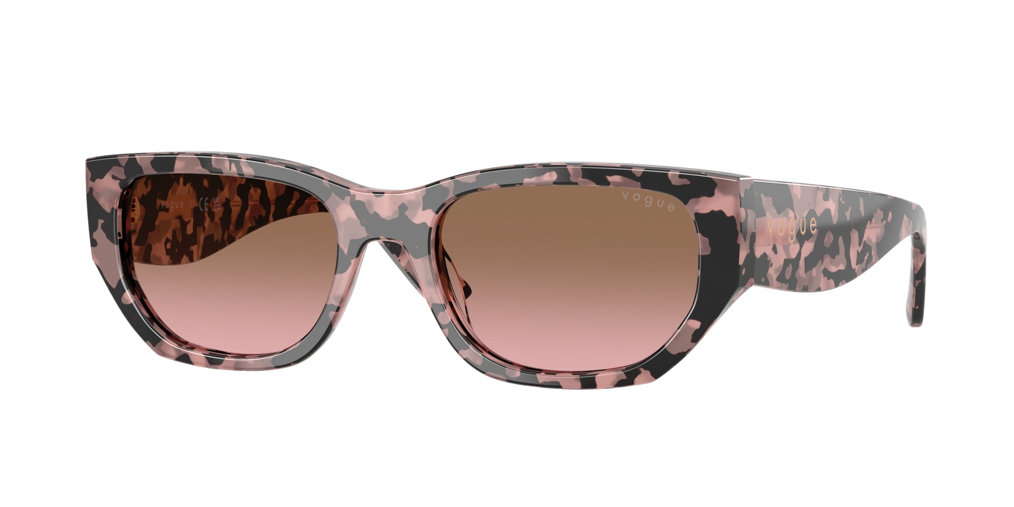 8056262413975 - Damen VO5586S 315014 Gläser SONNENBRILLEN Acetat Schildkröte Rosa Quadratisch Normal Schattiert 8056262413975 - Damen VO5586S 315014 Gläser SONNENBRILLEN Acetat Schildkröte Rosa Quadratisch Normal Schattiert