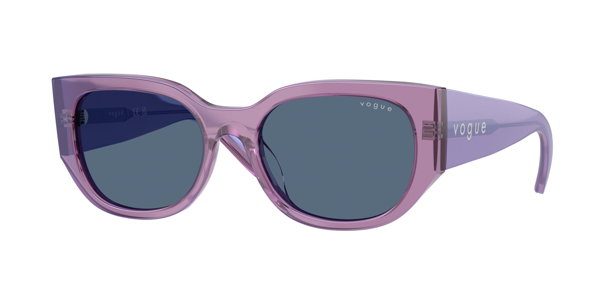 8056262414194 - Damen VO5641SU  323680 Gläser SONNENBRILLEN Acetat Violett Blau Geometrisch Normal