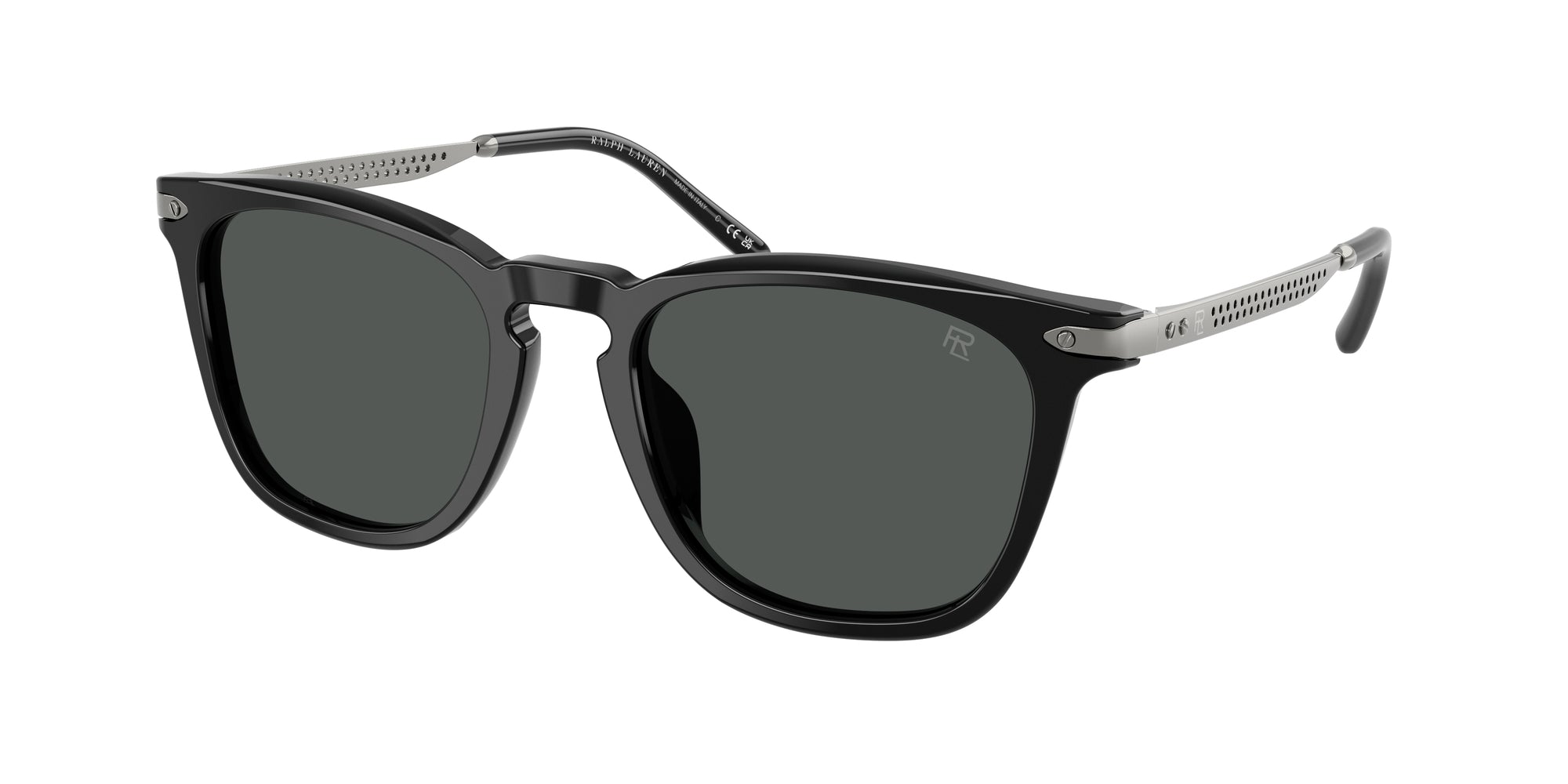8056262421673 - Herren RL8233U 500187 Gläser SONNENBRILLEN Acetat Schwarz Grau Quadratisch Normal 8056262421673 - Herren RL8233U 500187 Gläser SONNENBRILLEN Acetat Schwarz Grau Quadratisch Normal