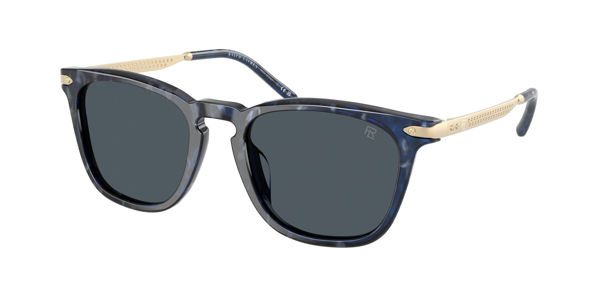 8056262421710 - Herren RL8233U  618387 Gläser SONNENBRILLEN Acetat Blau Blau Quadratisch Normal