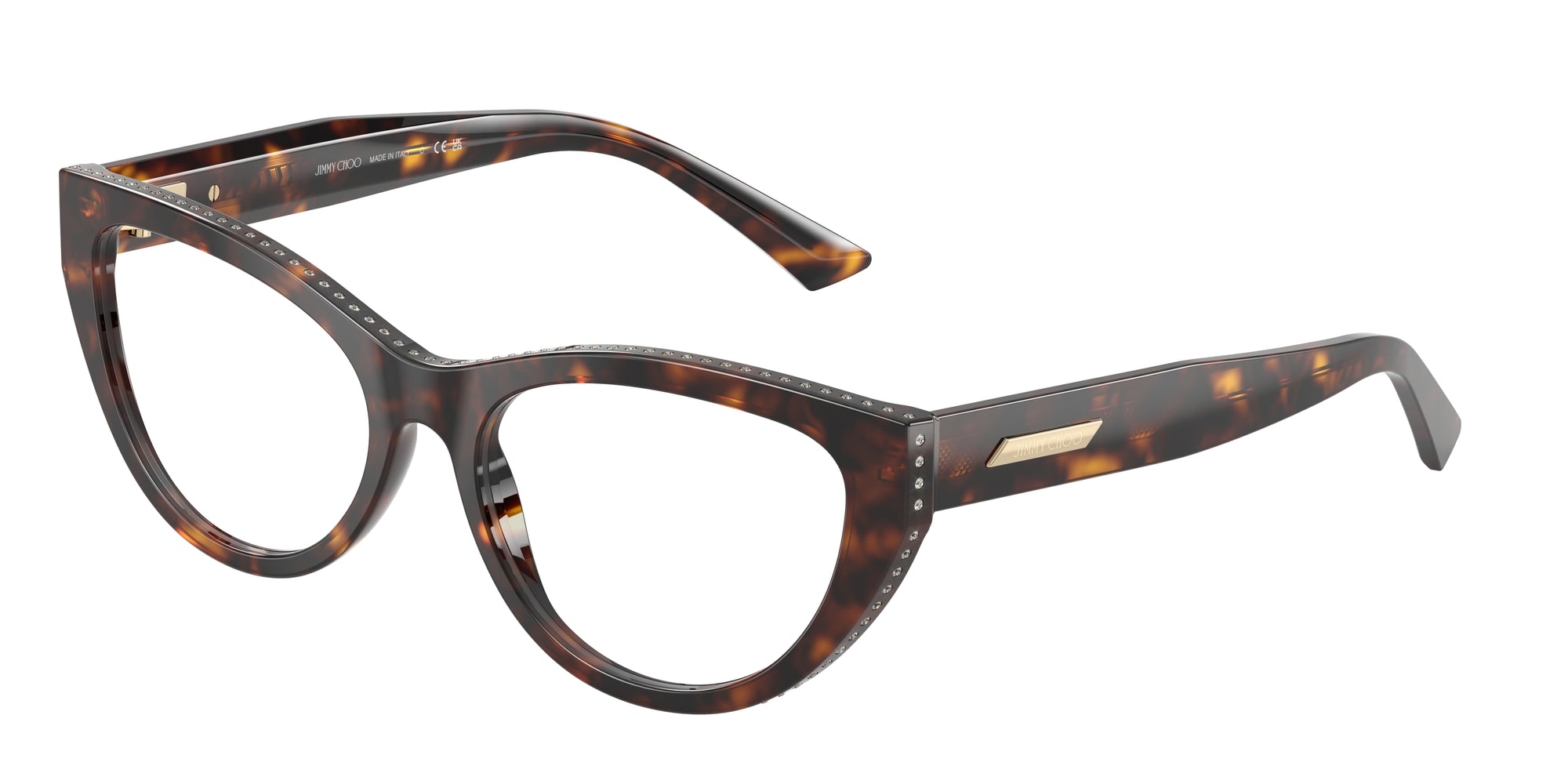 8056262446713 - Damen JC3030B  5002 Rahmen von BRILLEN Acetat Schildkröte Transparent Cat Eye Normal