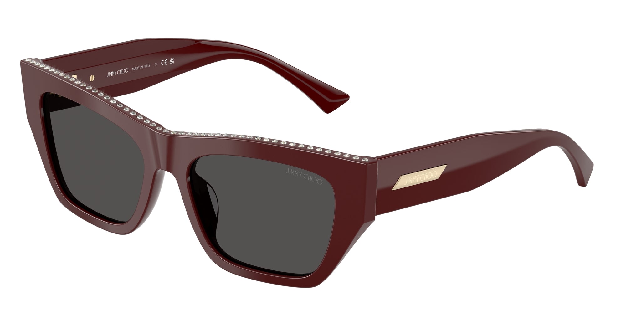 8056262446805 - Damen JC5035B 505787 Gläser SONNENBRILLEN Acetat Rot Grau Cat Eye Normal 8056262446805 - Damen JC5035B 505787 Gläser SONNENBRILLEN Acetat Rot Grau Cat Eye Normal