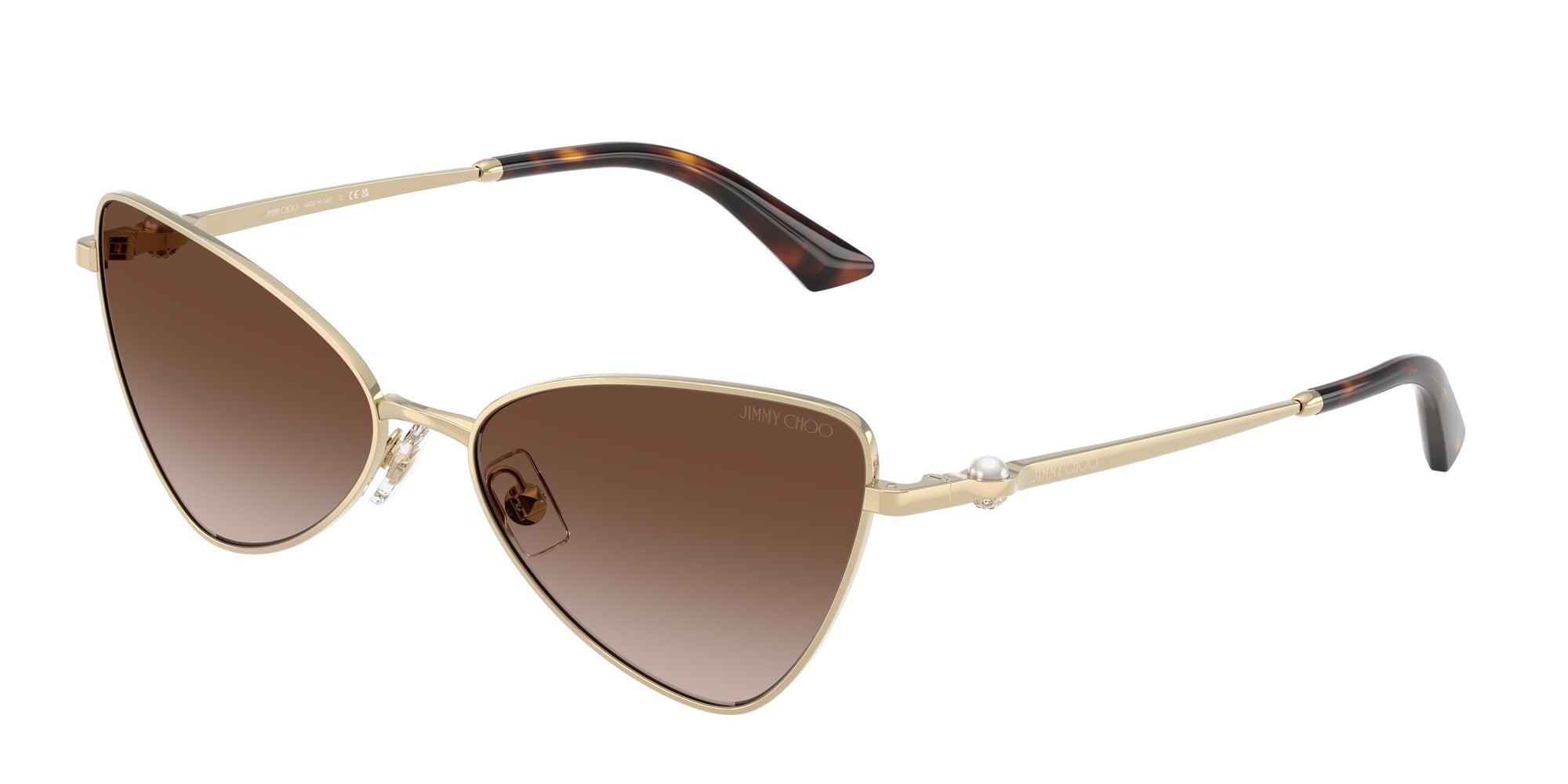 8056262446973 - Damen JC4015HB 300613 Gläser SONNENBRILLEN Metall Gold Braun Cat Eye Normal Schattiert 8056262446973 - Damen JC4015HB 300613 Gläser SONNENBRILLEN Metall Gold Braun Cat Eye Normal Schattiert