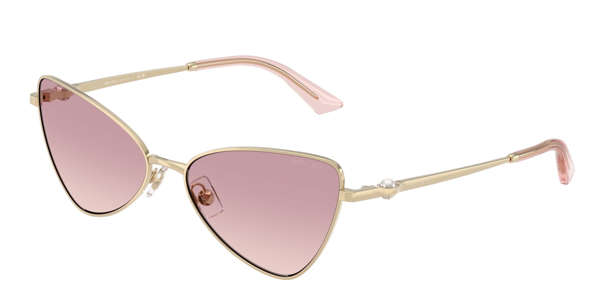 8056262446997 - Damen JC4015HB  300668 Gläser SONNENBRILLEN Metall Gold Rosa Cat Eye Normal Schattiert