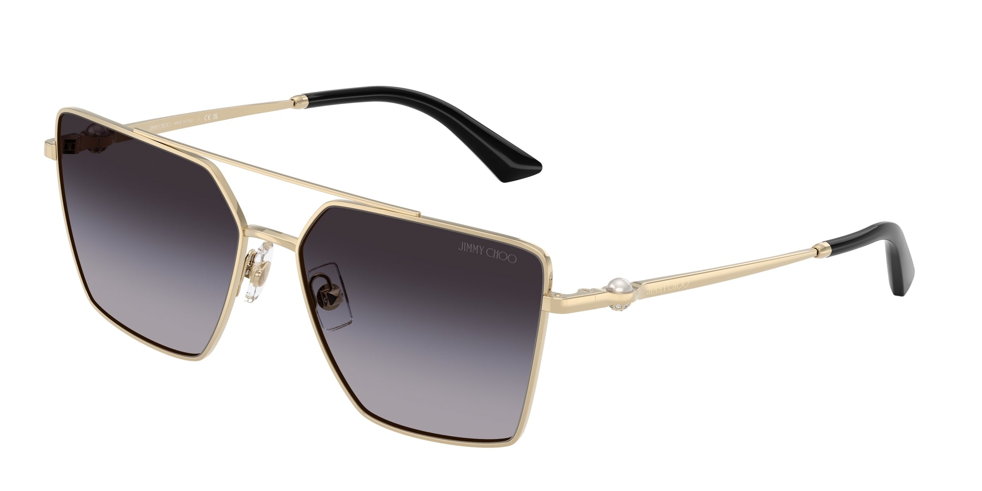 8056262447000 - Damen JC4016HB  30068G Gläser SONNENBRILLEN Metall Gold Grau Quadratisch Normal Schattiert