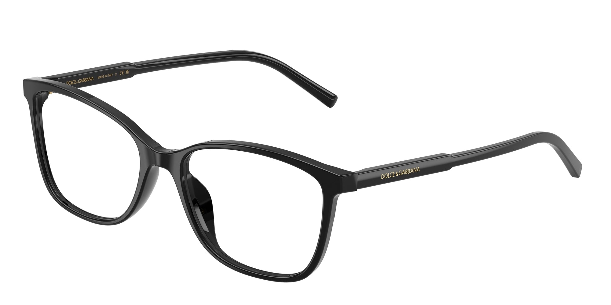 8056262450451 - Damen DG3424  501 Rahmen von BRILLEN Acetat Schwarz Transparent Quadratisch Normal