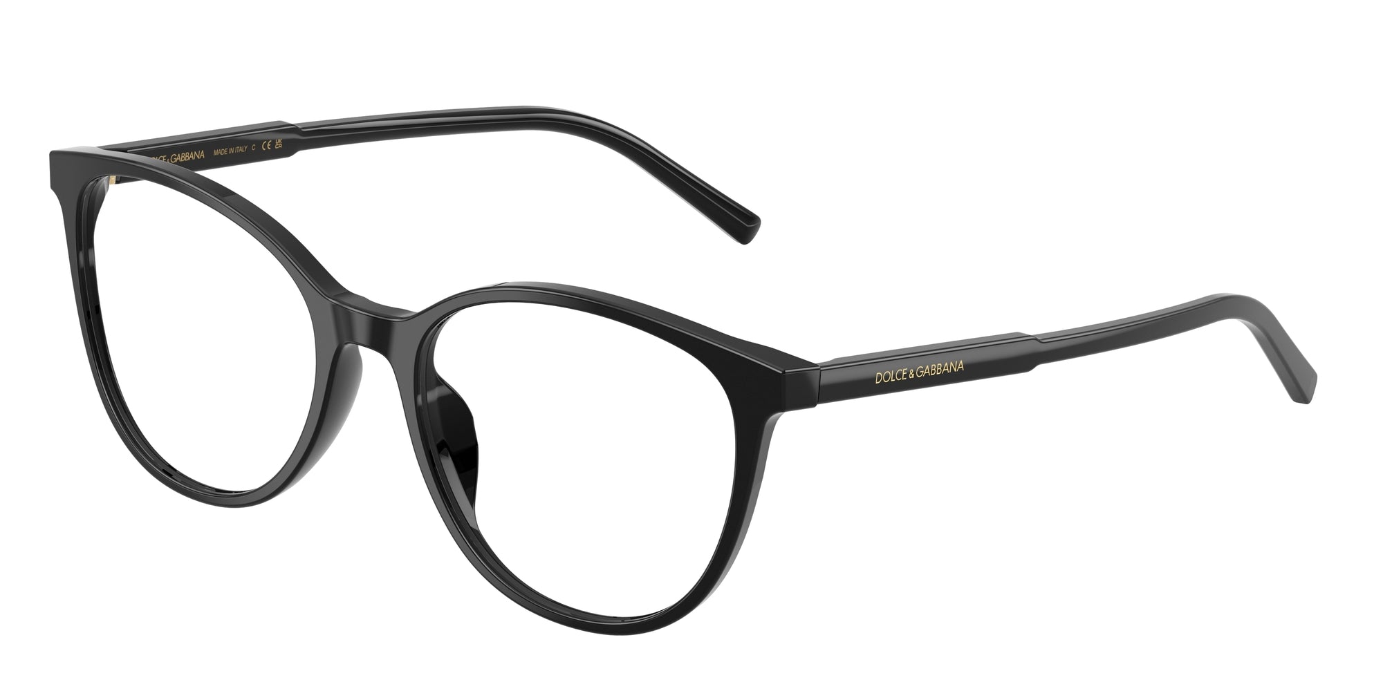 8056262450536 - Damen DG3425  501 Rahmen von BRILLEN Acetat Schwarz Transparent Schmetterling Normal