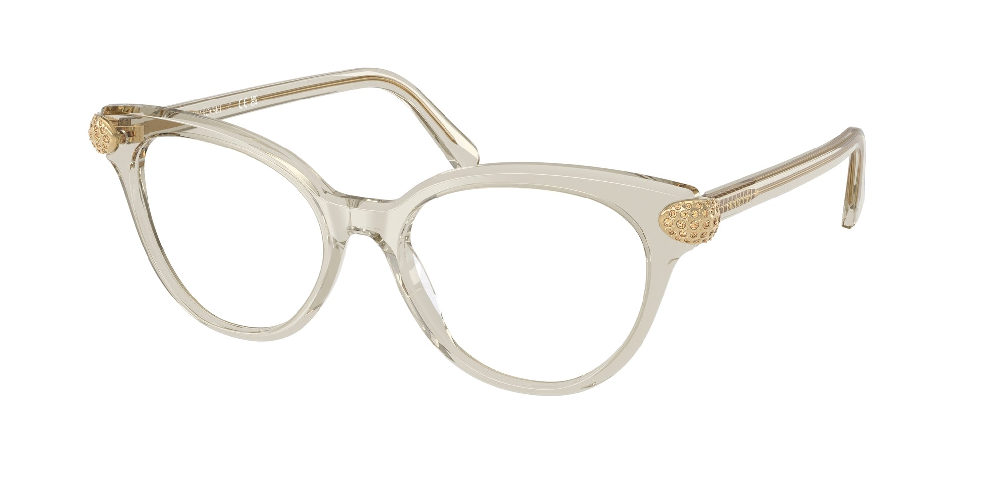 8056262452455 - Damen SK2046  3003 Rahmen von BRILLEN Acetat Braun Transparent Pantos Normal