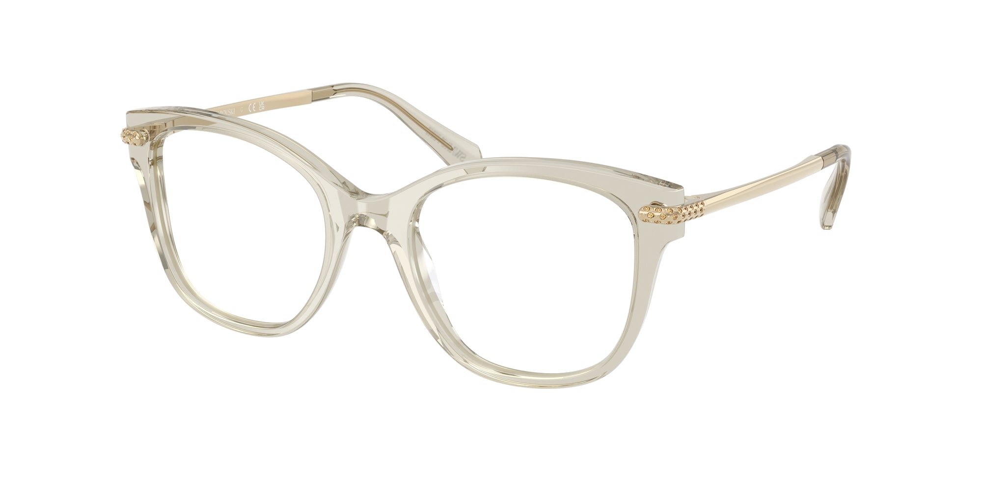 8056262453421 - Damen SK2044  3003 Rahmen von BRILLEN Acetat Braun Transparent Quadratisch Normal