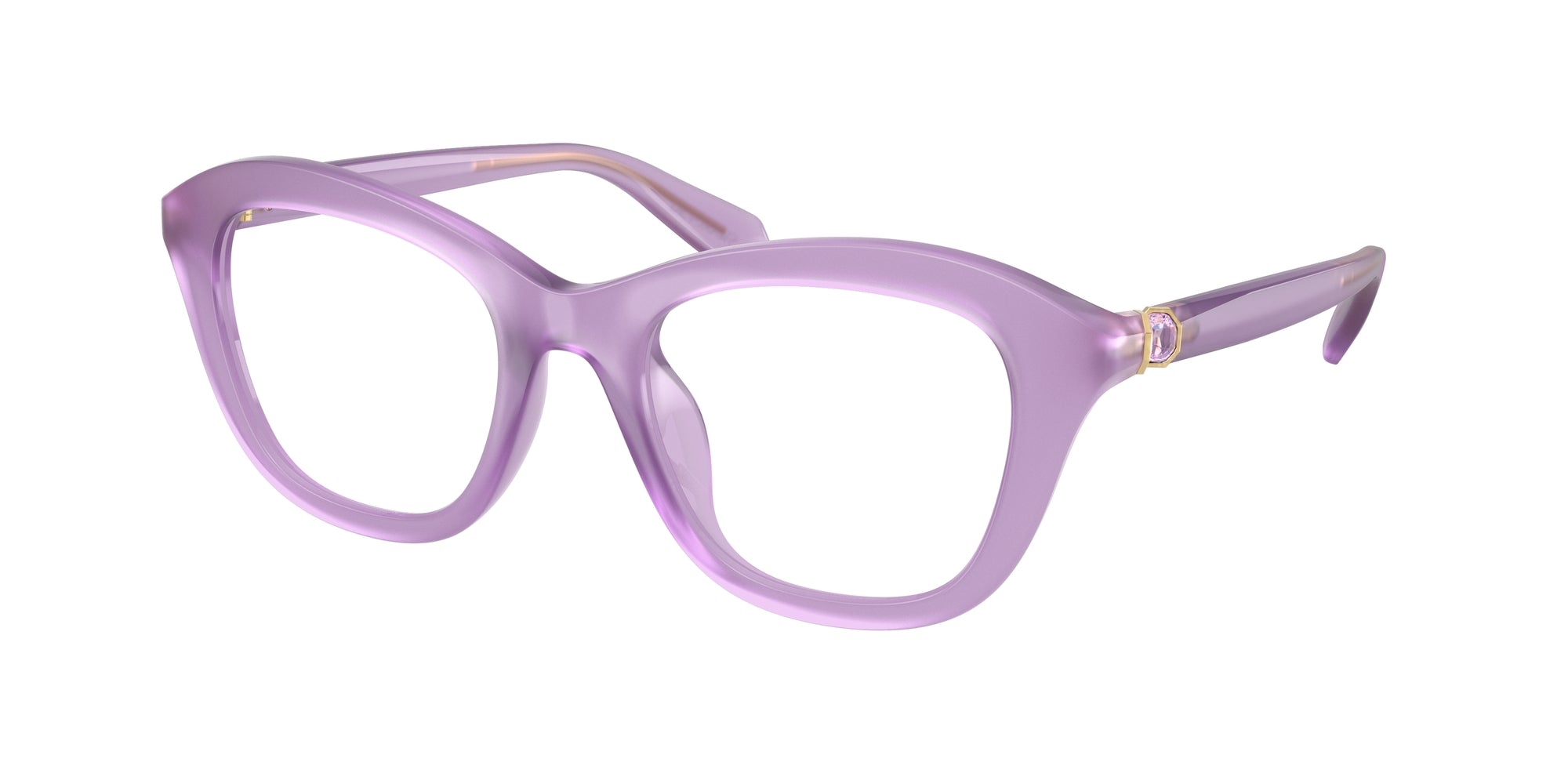 8056262462805 - Damen SK2042U  1075 Rahmen von BRILLEN Injiziert Violett Transparent Cat Eye Normal