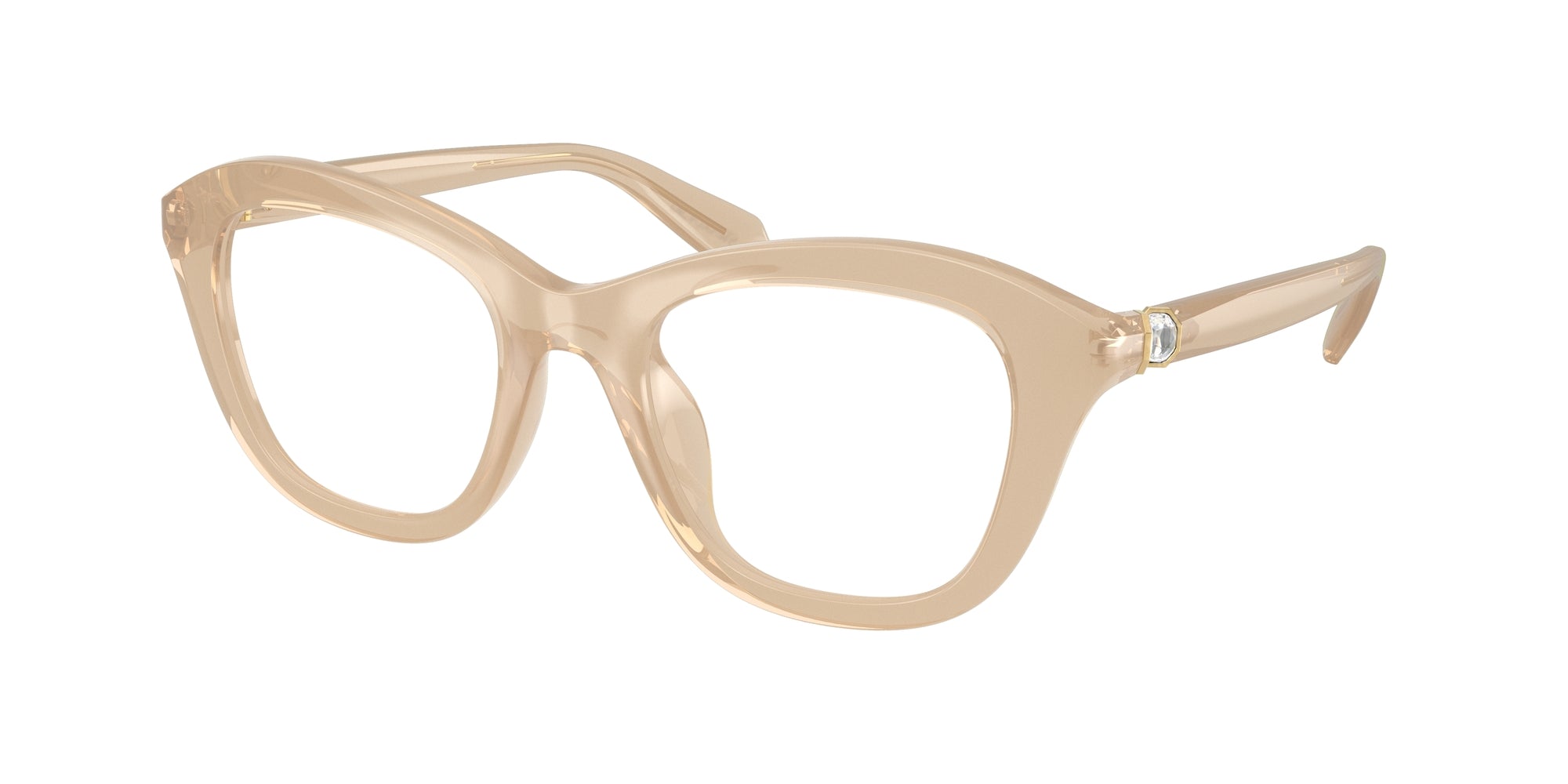 8056262462829 - Damen SK2042U  1034 Rahmen von BRILLEN Injiziert Beige Transparent Cat Eye Normal