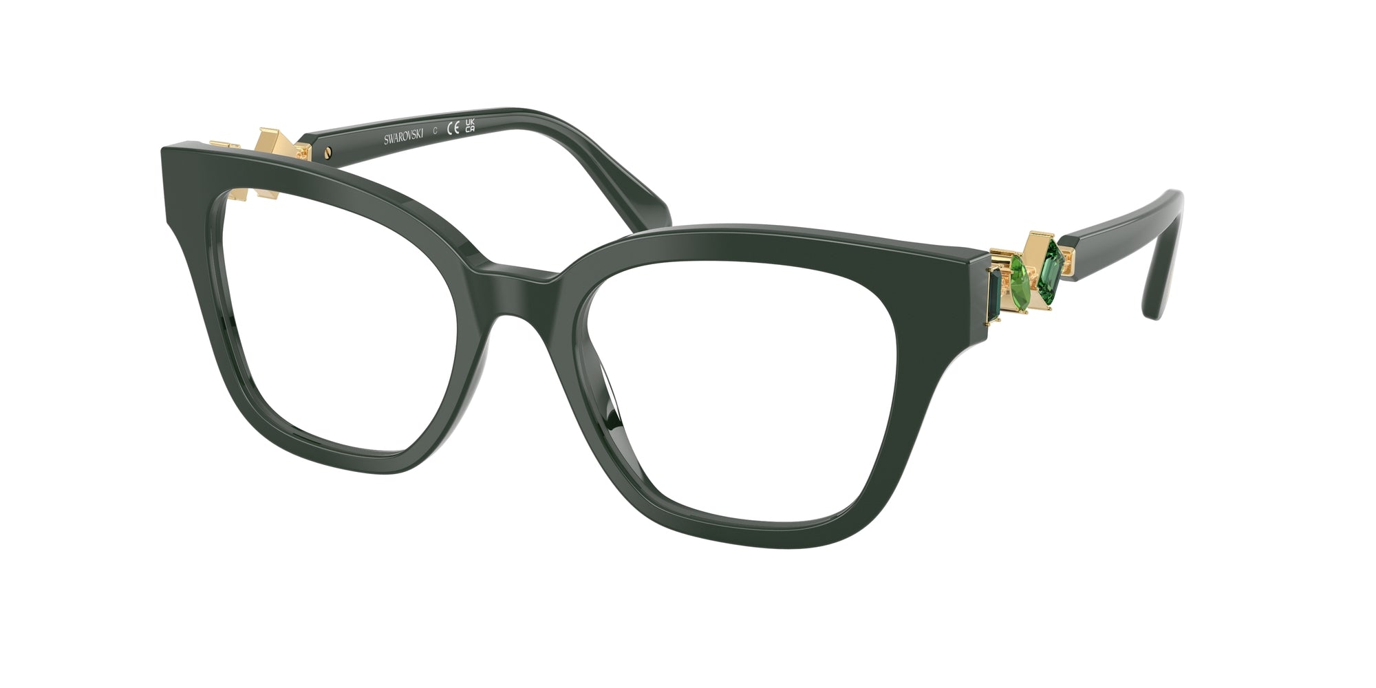 8056262466544 - Damen SK2048  1026 Rahmen von BRILLEN Acetat Grün Transparent Quadratisch Normal