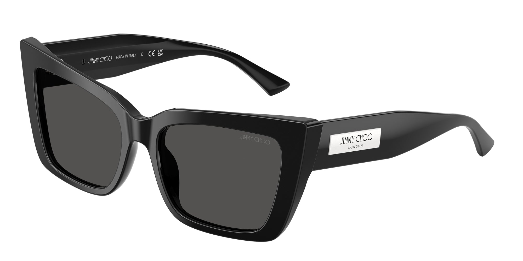 8056262468678 - Damen JC5041 500087 Gläser SONNENBRILLEN Acetat Schwarz Grau Schmetterling Normal 8056262468678 - Damen JC5041 500087 Gläser SONNENBRILLEN Acetat Schwarz Grau Schmetterling Normal