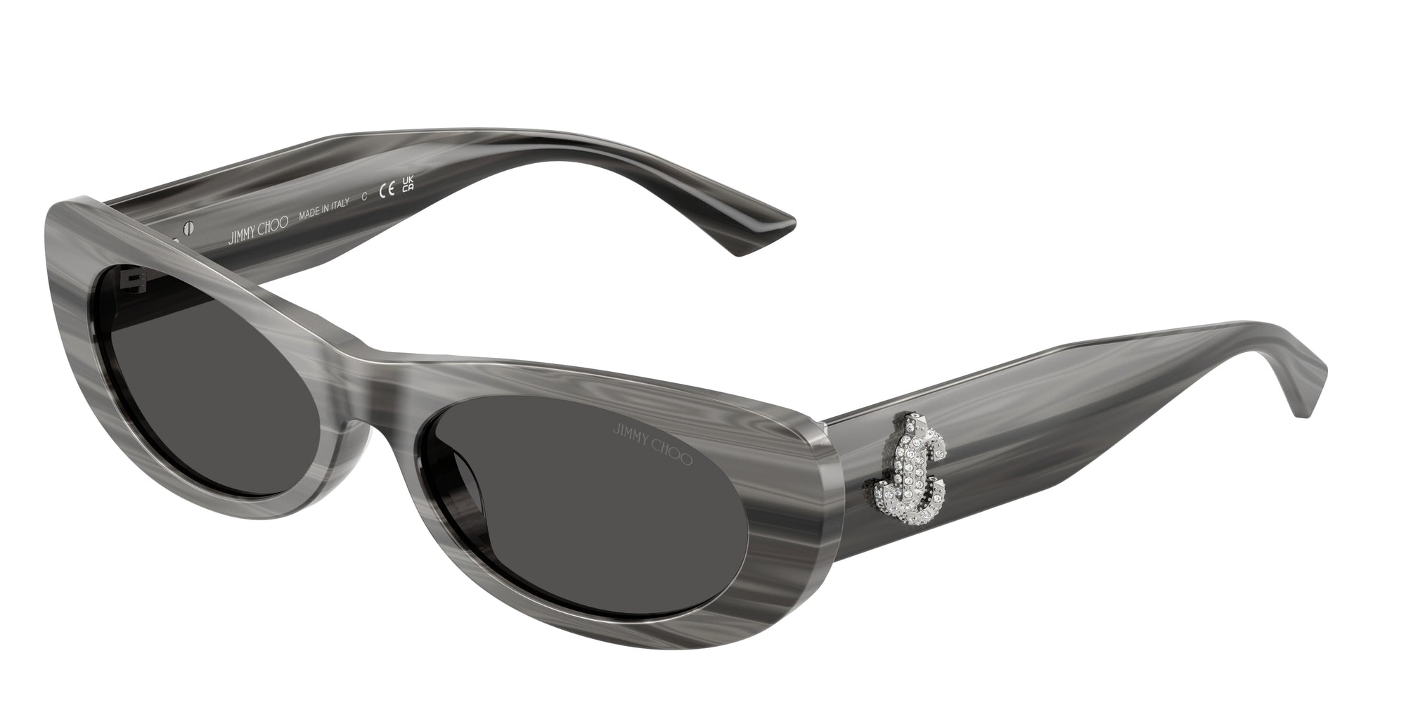 8056262471937 - Damen JC5038BU 506387 Gläser SONNENBRILLEN Acetat Schwarz Grau Rund Normal 8056262471937 - Damen JC5038BU 506387 Gläser SONNENBRILLEN Acetat Schwarz Grau Rund Normal