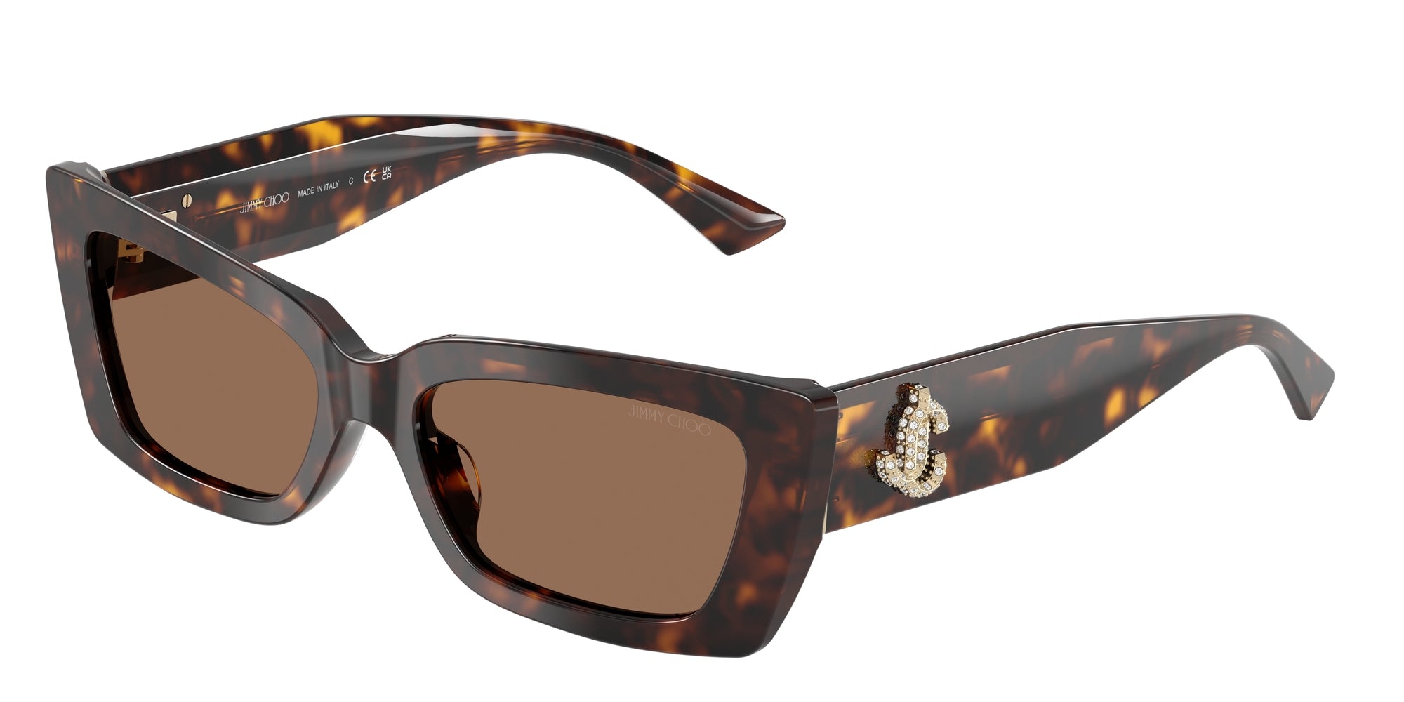 8056262471982 - Damen JC5037BU  500273 Gläser SONNENBRILLEN Acetat Schildkröte Braun Cat Eye Normal