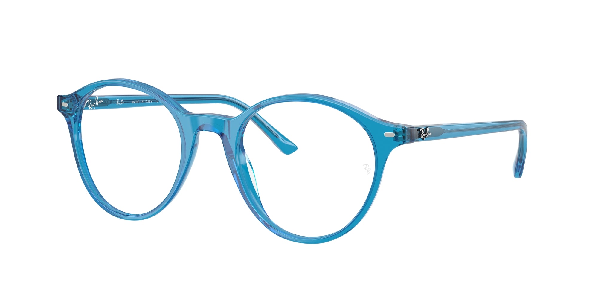8056262472507 - Unisex RX5430 BERNARD 8442 Rahmen von BRILLEN Acetat Blau Transparent Pantos Normal