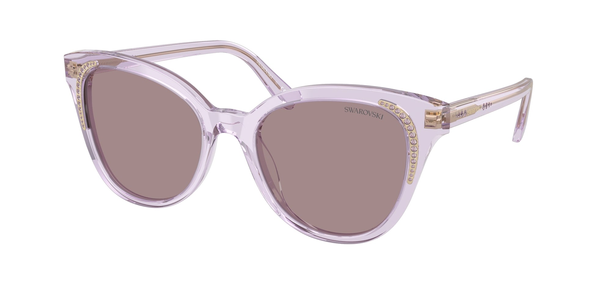 8056262475737 - Damen SK6031  1079LA Gläser SONNENBRILLEN Acetat Violett Violett Schmetterling Normal