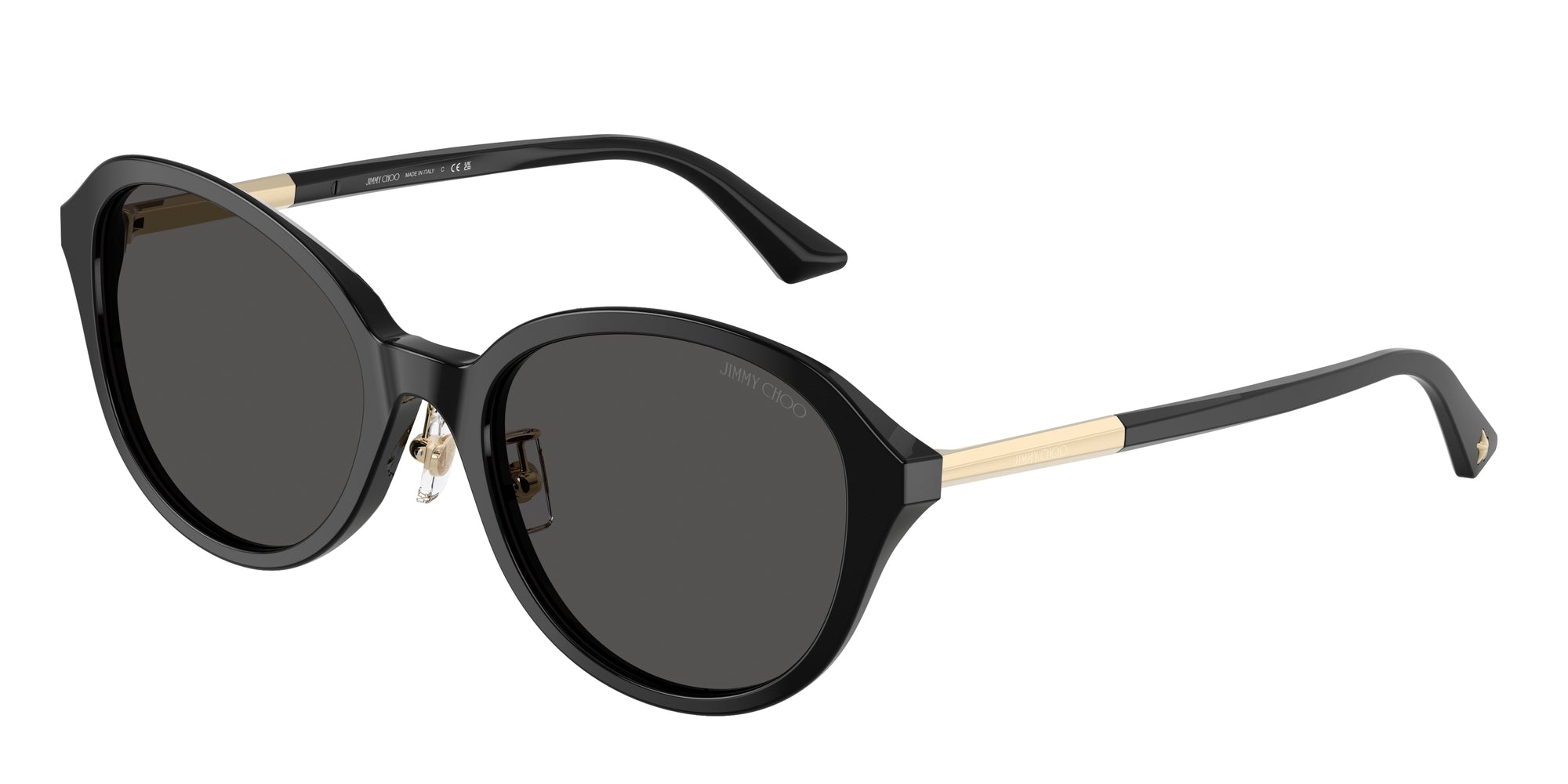 8056262476260 - Damen JC5044D 500087 Gläser SONNENBRILLEN Acetat Schwarz Grau Pantos Normal 8056262476260 - Damen JC5044D 500087 Gläser SONNENBRILLEN Acetat Schwarz Grau Pantos Normal