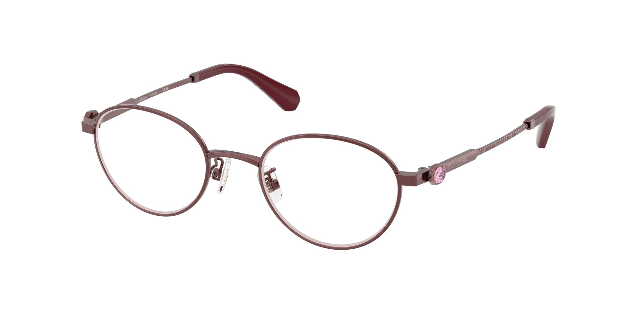 8056262477007 - Damen SK1028TD 4040 Rahmen von BRILLEN Titan Violett Transparent Rund Normal 8056262477007 - Damen SK1028TD 4040 Rahmen von BRILLEN Titan Violett Transparent Rund Normal