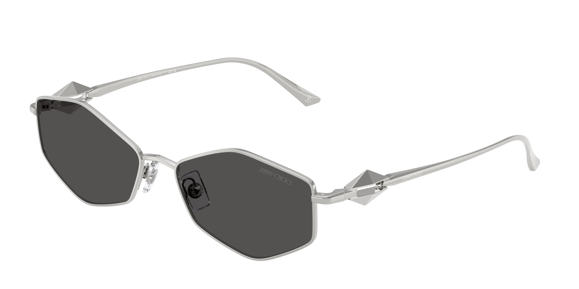 8056262477427 - Damen JC4017 300287 Gläser SONNENBRILLEN Metall Silber Grau Rund Normal 8056262477427 - Damen JC4017 300287 Gläser SONNENBRILLEN Metall Silber Grau Rund Normal