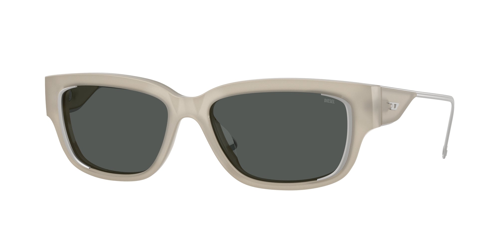8056262479032 - DIESEL Unisex DL2002MU 201987 Gläser SONNENBRILLEN Acetat Weiß Grau Quadratisch Normal 8056262479032 - DIESEL Unisex DL2002MU 201987 Gläser SONNENBRILLEN Acetat Weiß Grau Quadratisch Normal