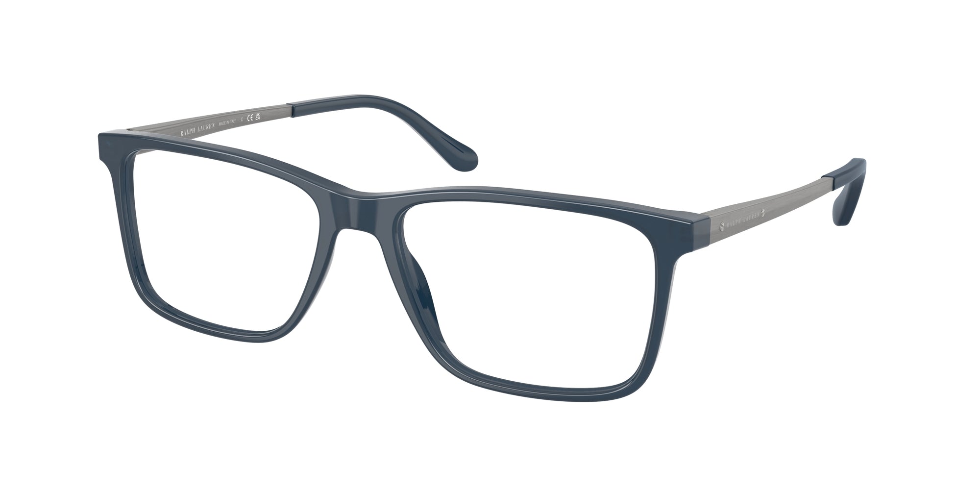 8056262480946 - Herren RL6133  5377 Rahmen von BRILLEN Acetat Blau Transparent Quadratisch Normal