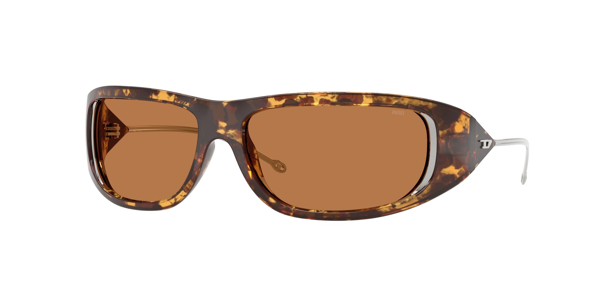 8056262483022 - DIESEL Unisex DL3001  201373 Gläser SONNENBRILLEN Injiziert Schildkröte Braun Rund Normal