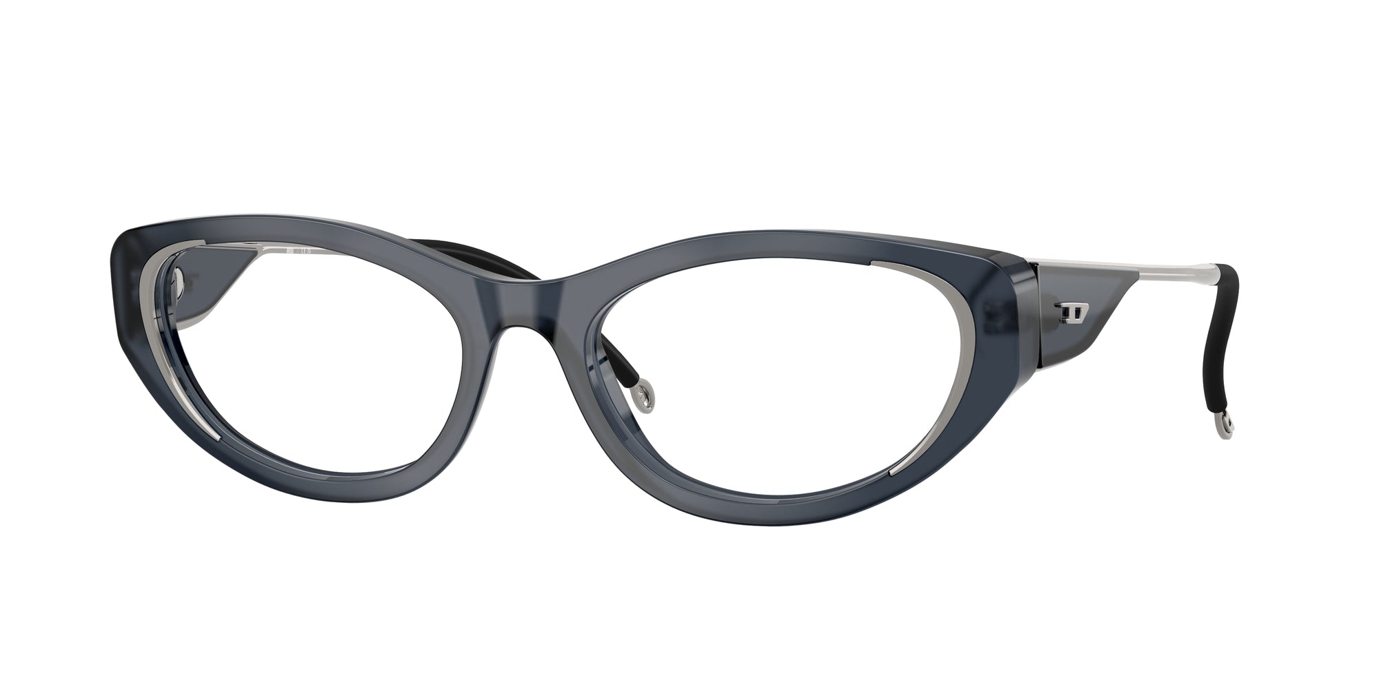 8056262483527 - DIESEL Damen DL4004 2018 Rahmen von BRILLEN Acetat Blau Transparent Cat Eye Normal 8056262483527 - DIESEL Damen DL4004 2018 Rahmen von BRILLEN Acetat Blau Transparent Cat Eye Normal
