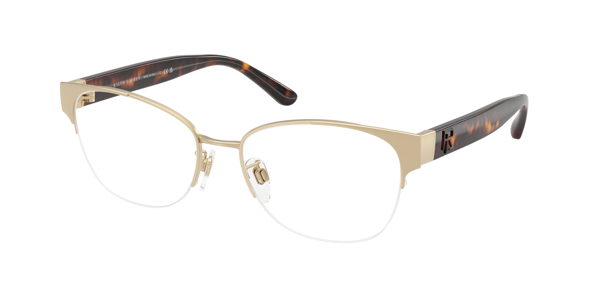 8056262485378 - Damen RL5132  9478 Rahmen von BRILLEN Stahl Gold Transparent Cat Eye Normal