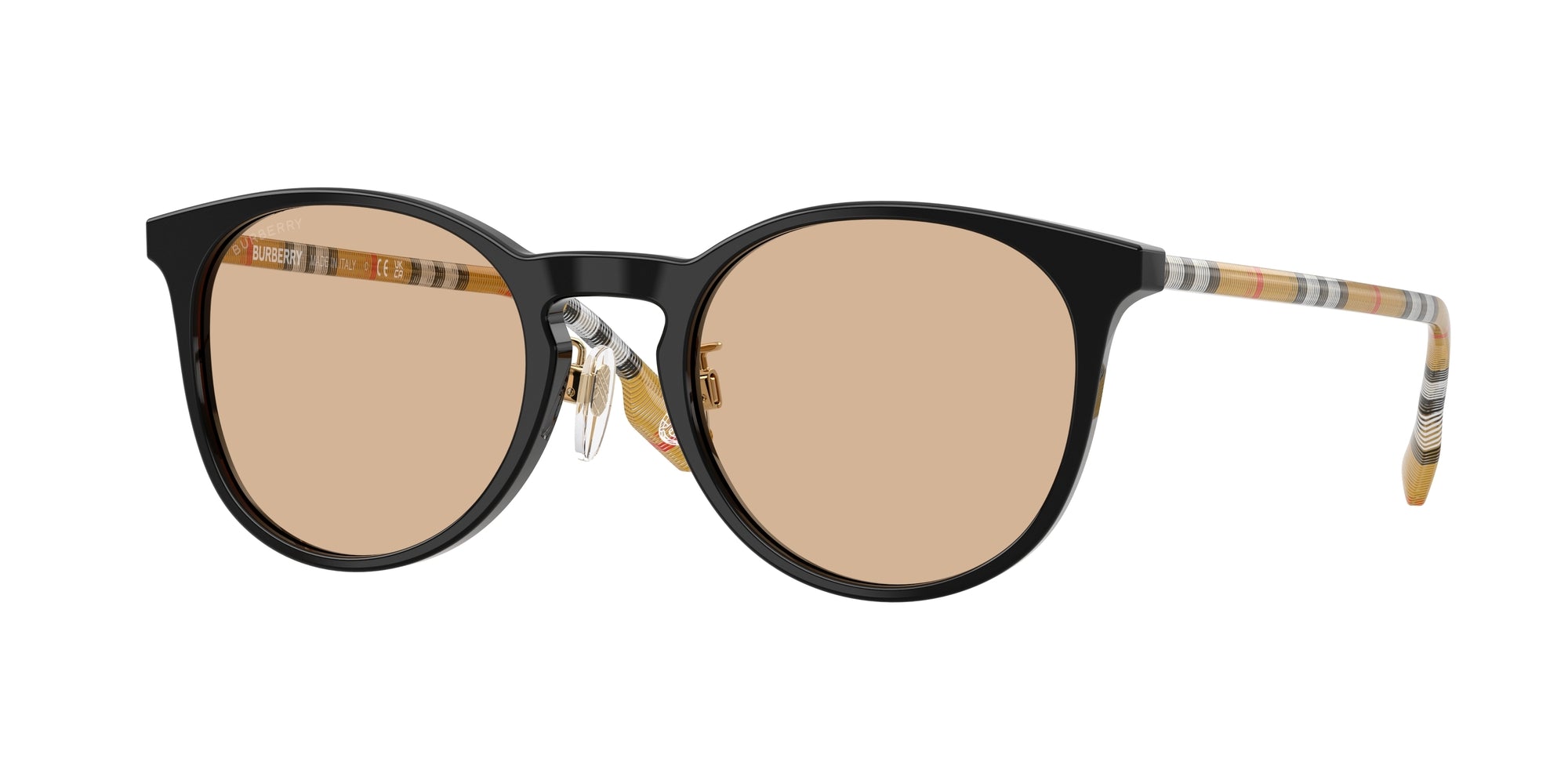 8056262487242 - Damen BE4380D 385373 Gläser SONNENBRILLEN Acetat Schwarz Braun Rund Normal 8056262487242 - Damen BE4380D 385373 Gläser SONNENBRILLEN Acetat Schwarz Braun Rund Normal