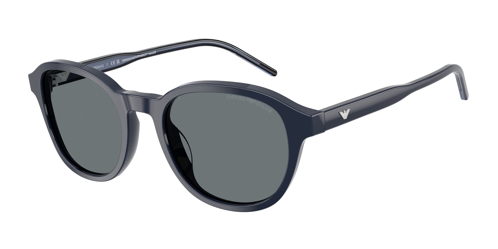 8056262489918 - Herren EA4247U 625680 Gläser SONNENBRILLEN Acetat Blau Blau Pantos Normal 8056262489918 - Herren EA4247U 625680 Gläser SONNENBRILLEN Acetat Blau Blau Pantos Normal