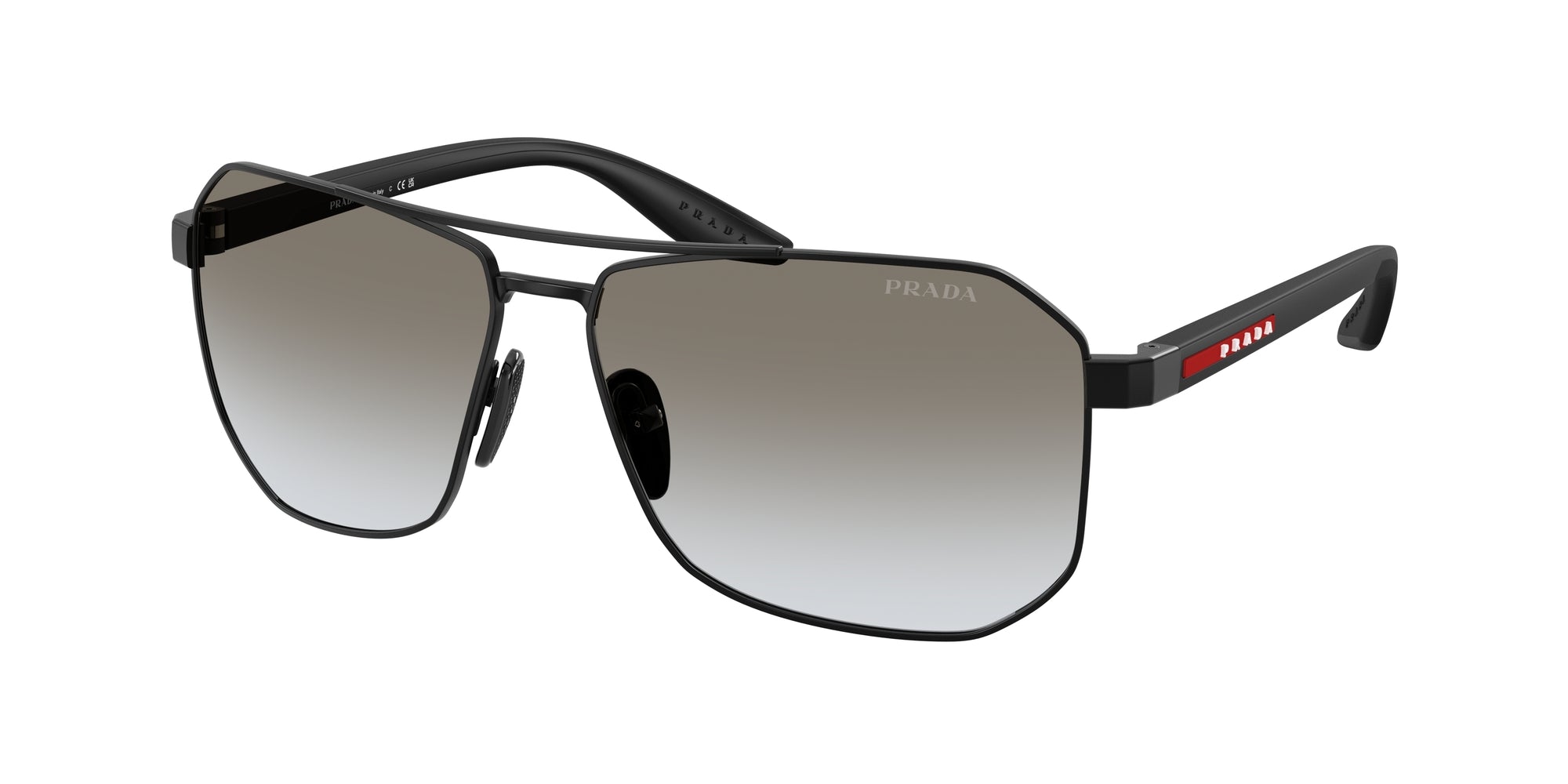 8056262489949 - Herren PS A53S 1BO5O0 Gläser SONNENBRILLEN Metall Schwarz Grau Pilot Normal Schattiert 8056262489949 - Herren PS A53S 1BO5O0 Gläser SONNENBRILLEN Metall Schwarz Grau Pilot Normal Schattiert